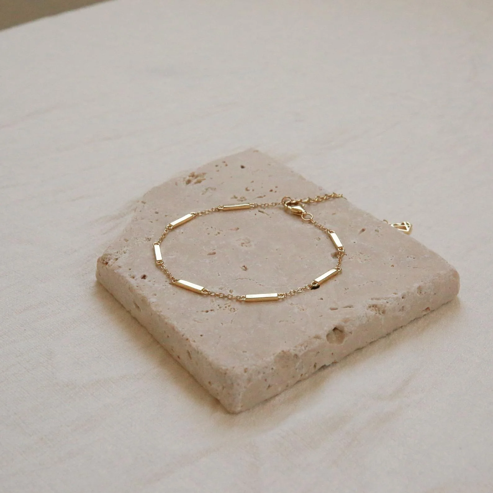 Abby Bar Link Bracelet - Image 6