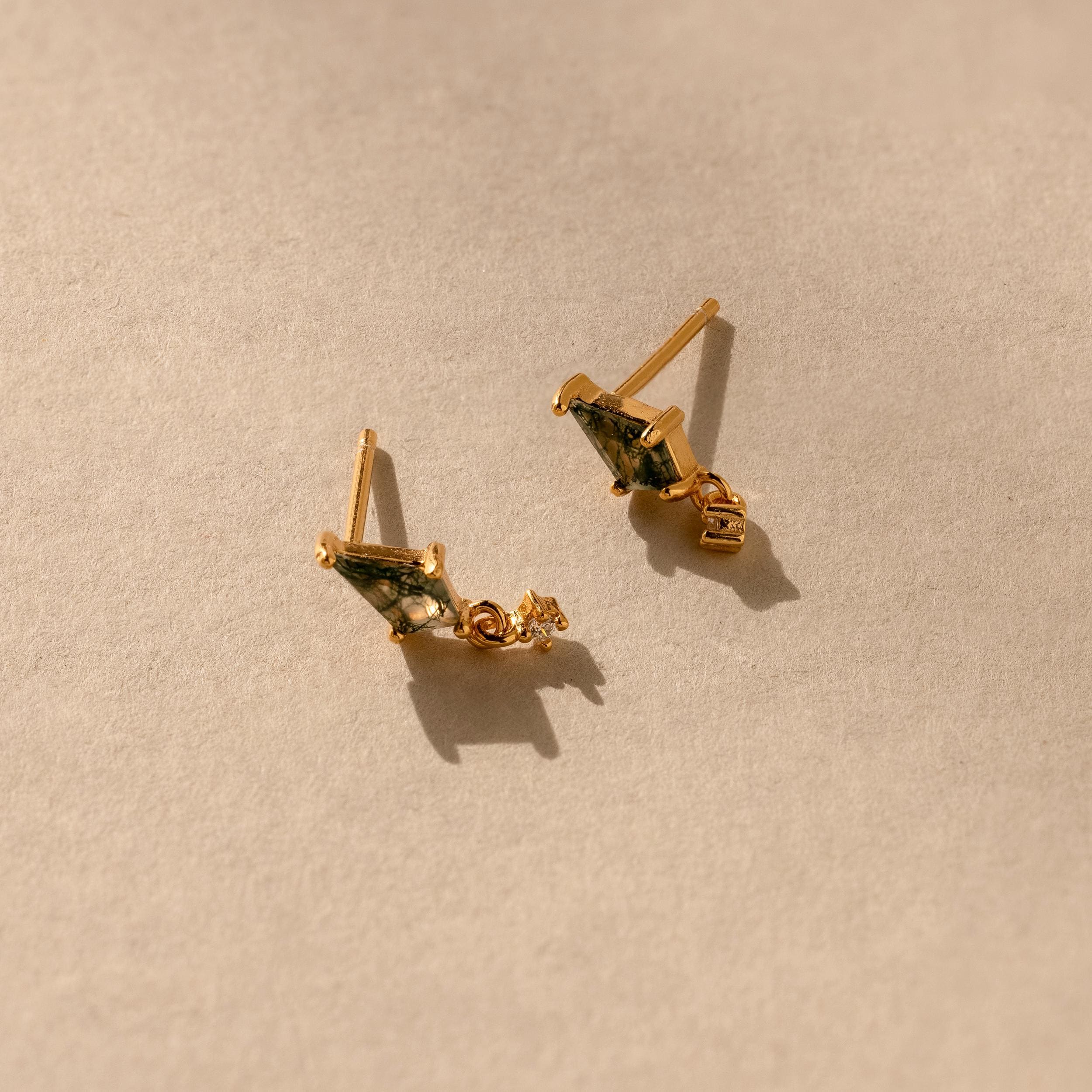 Agate Kite Drop Earrings - Image 4