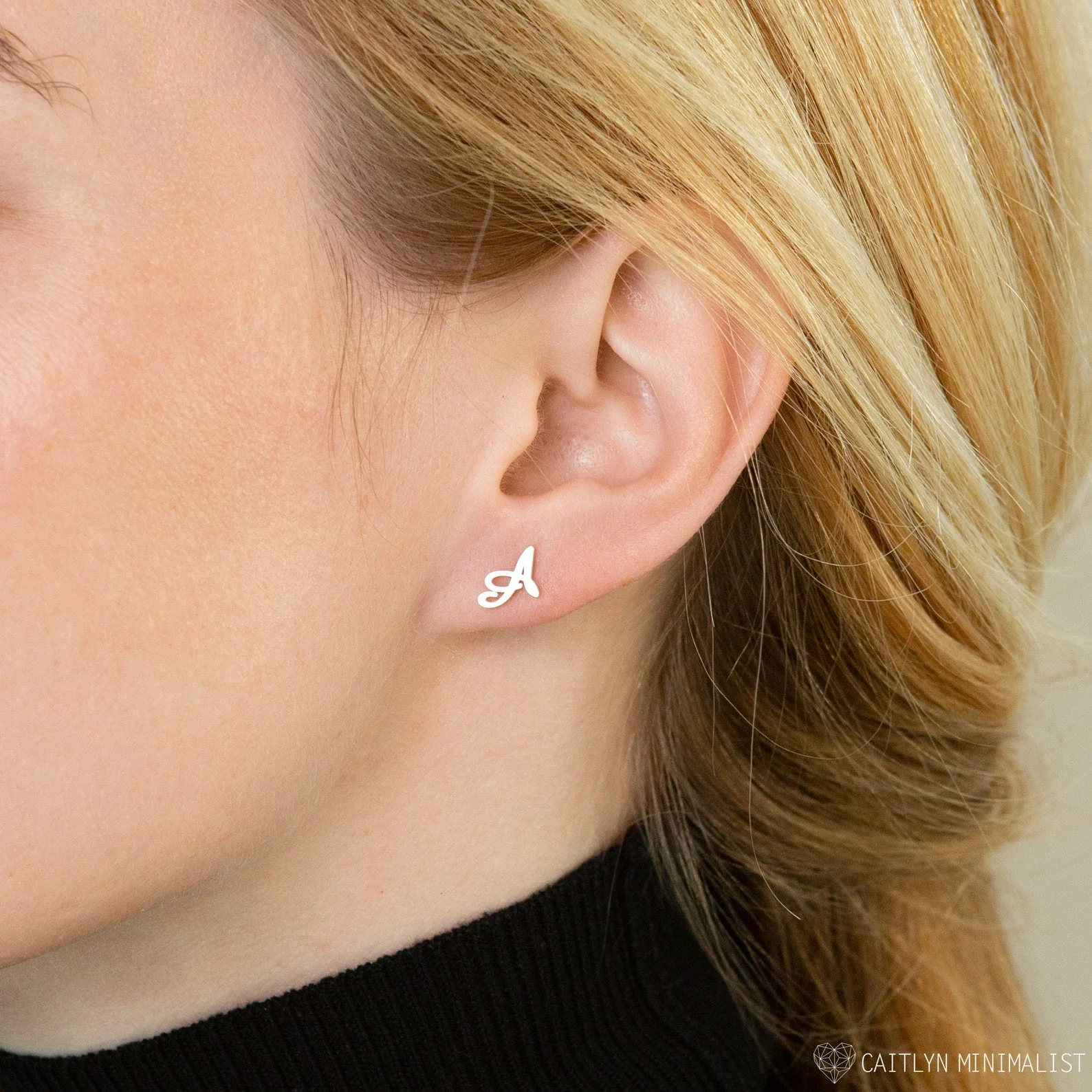 Alex Initial Studs - Image 3