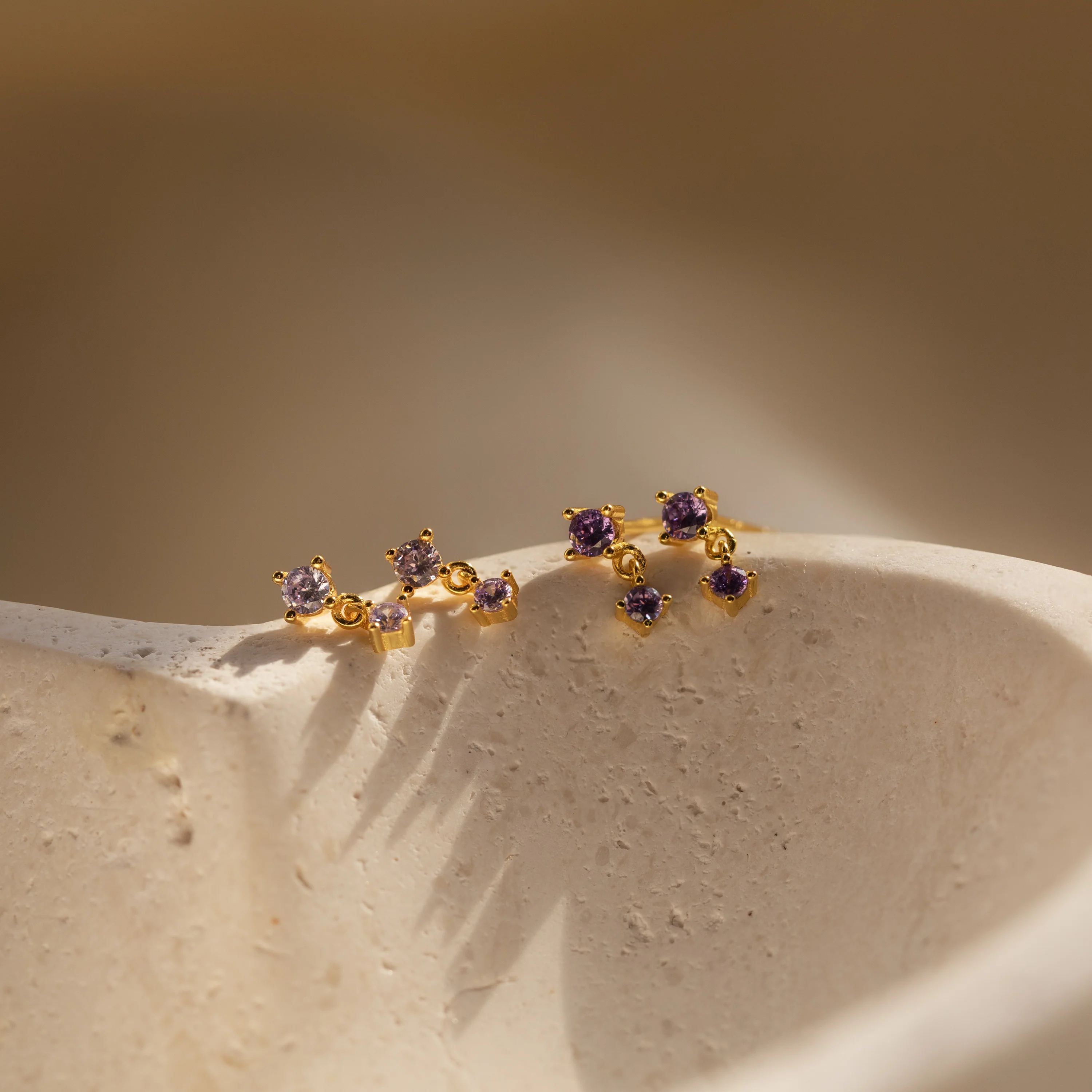 Alexandrite Drop Studs - Image 3