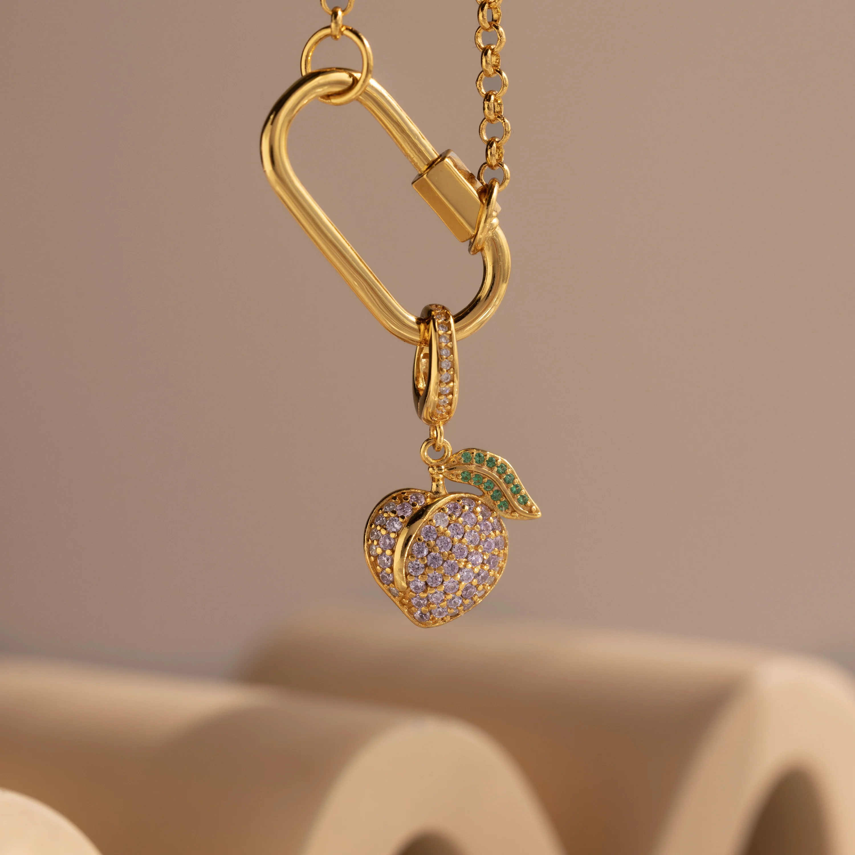 Alexandrite Peach Charm - Image 5