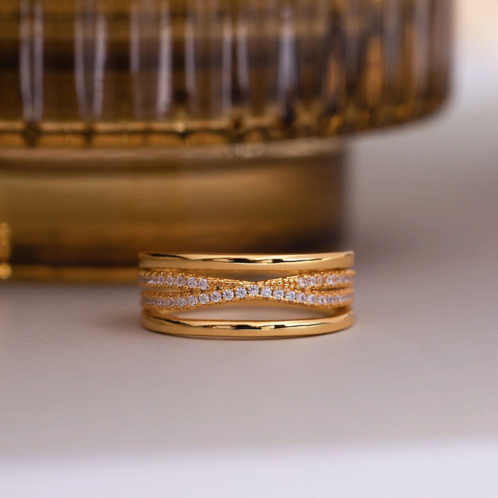 Amani Pave Twist Ring - Image 5