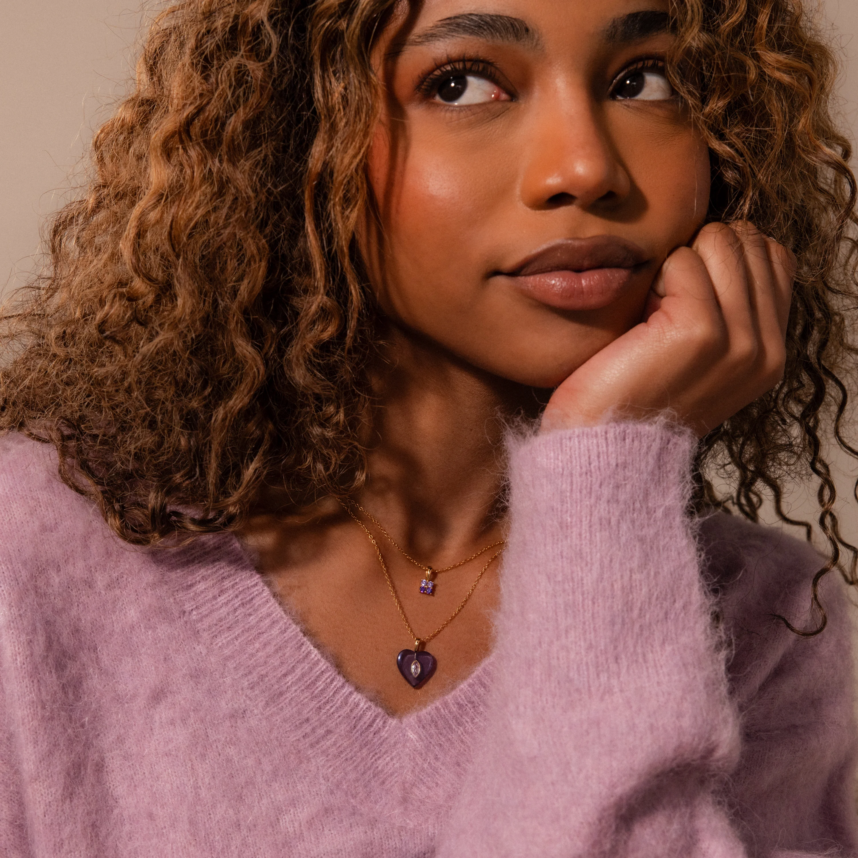 Amethyst Crystal Necklace - Image 4