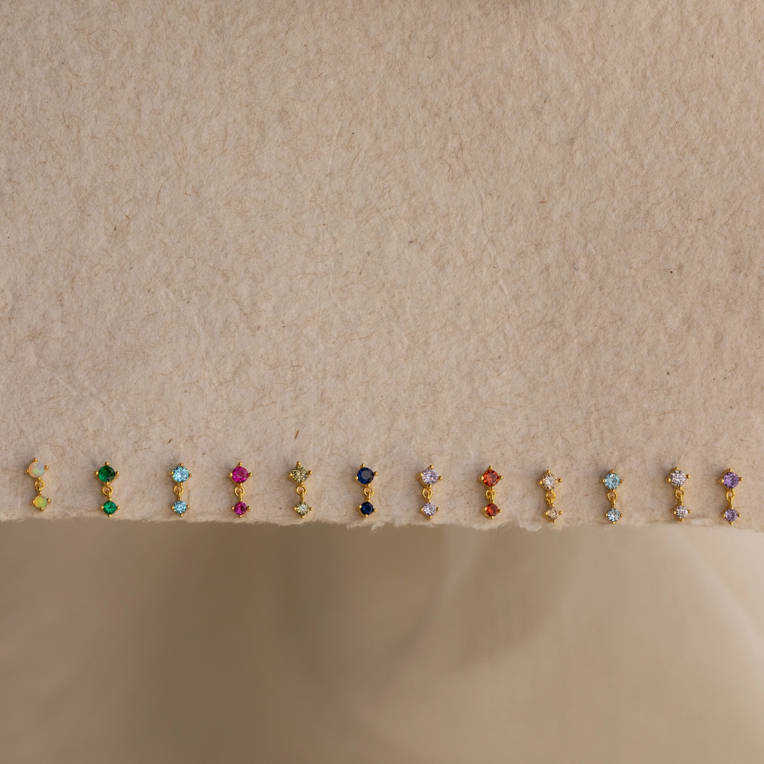 Amethyst Drop Studs - Image 7