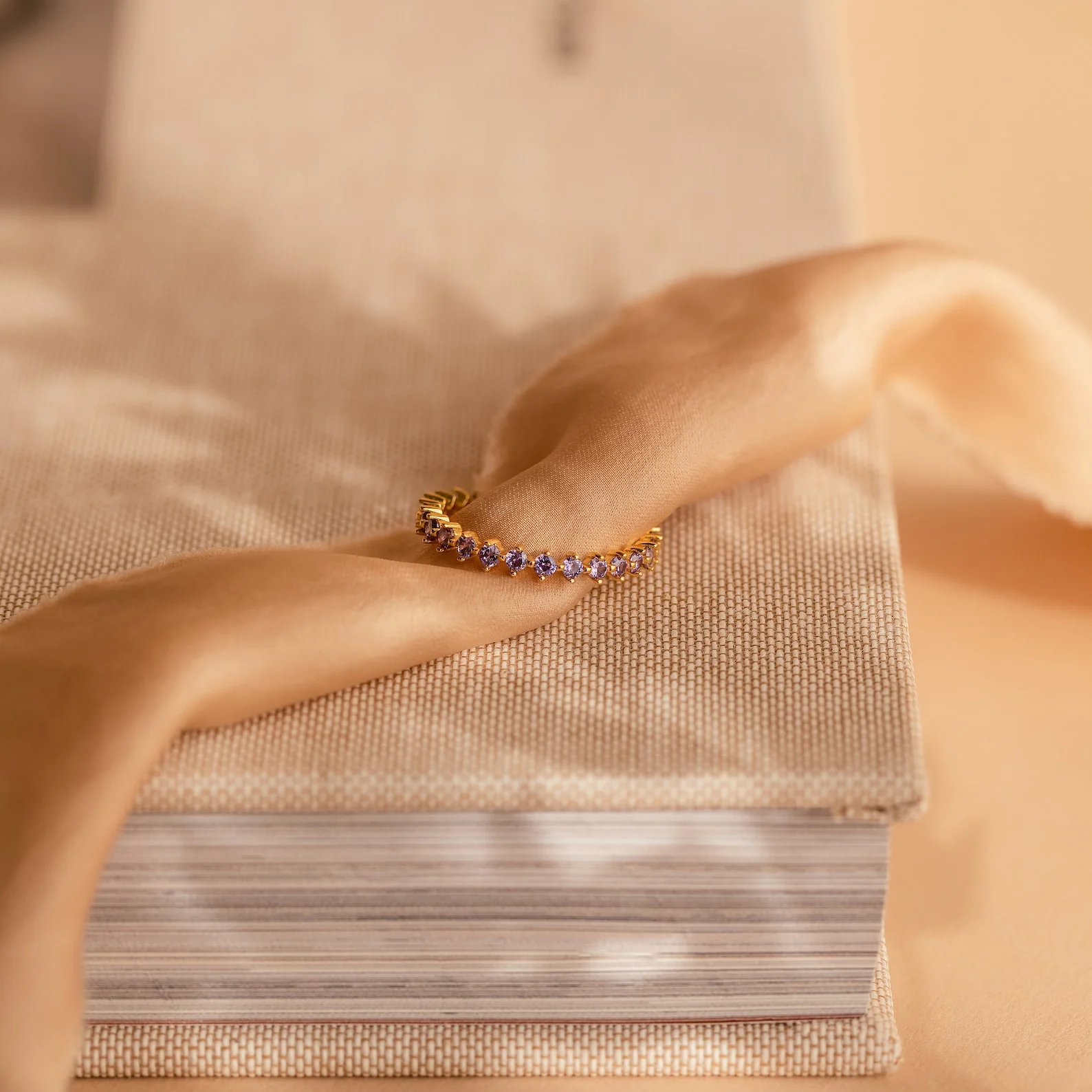 Amethyst Eternity Ring - Image 3