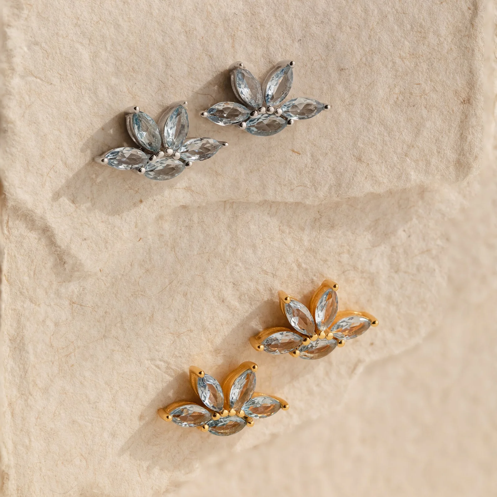 Aquamarine Marquise Studs - Image 7