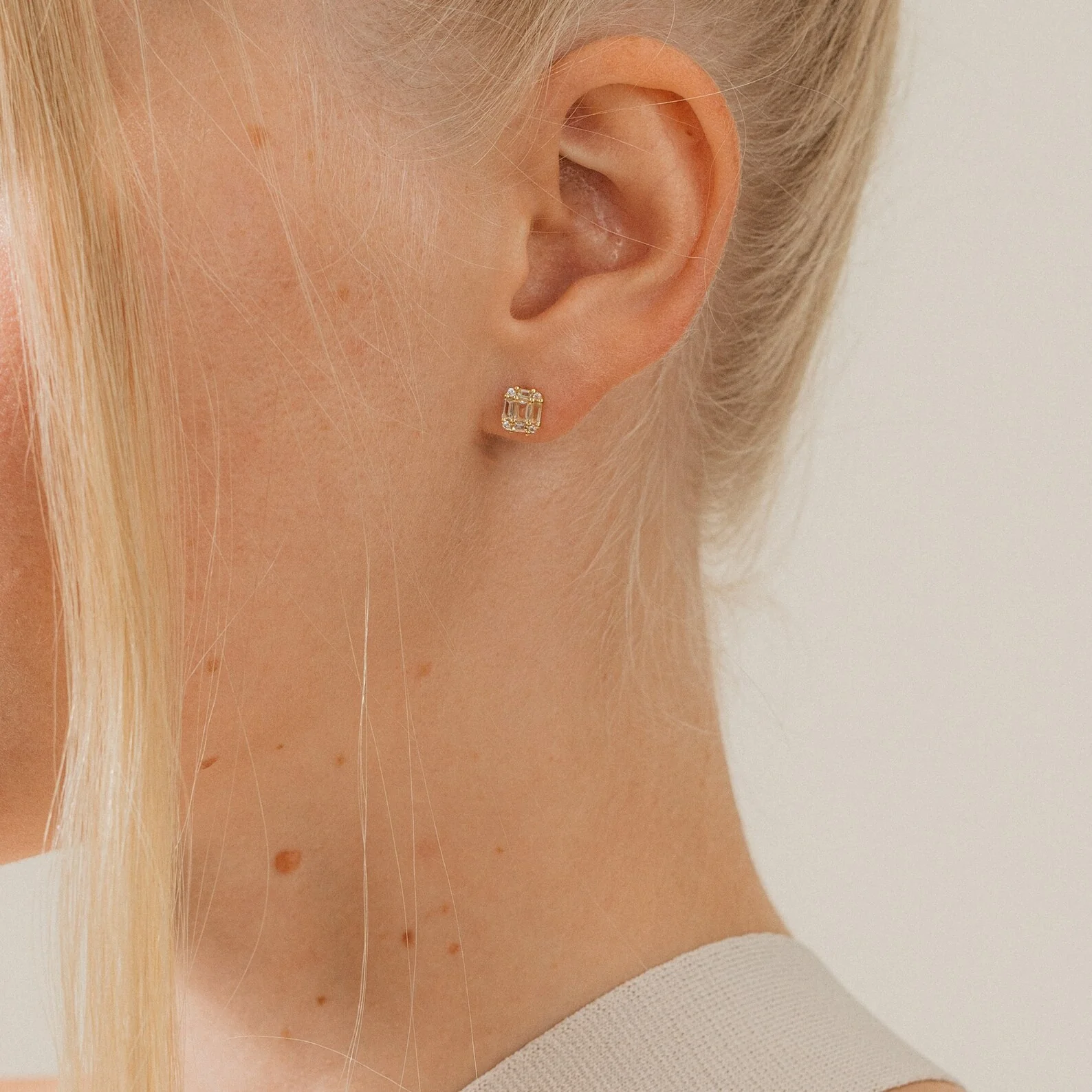 Arabella Diamond Studs - Image 4