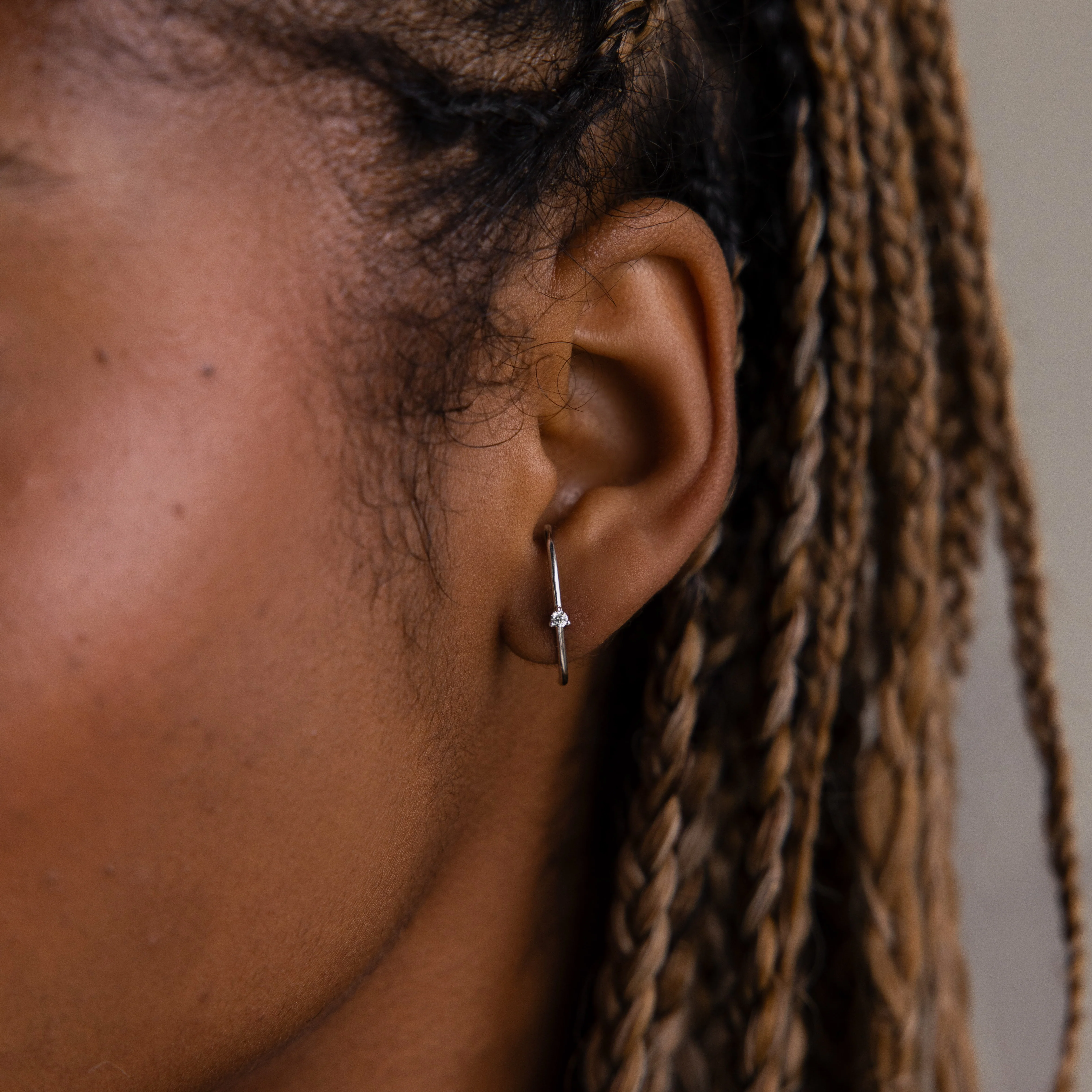 Arc Studs in Silver - Image 2