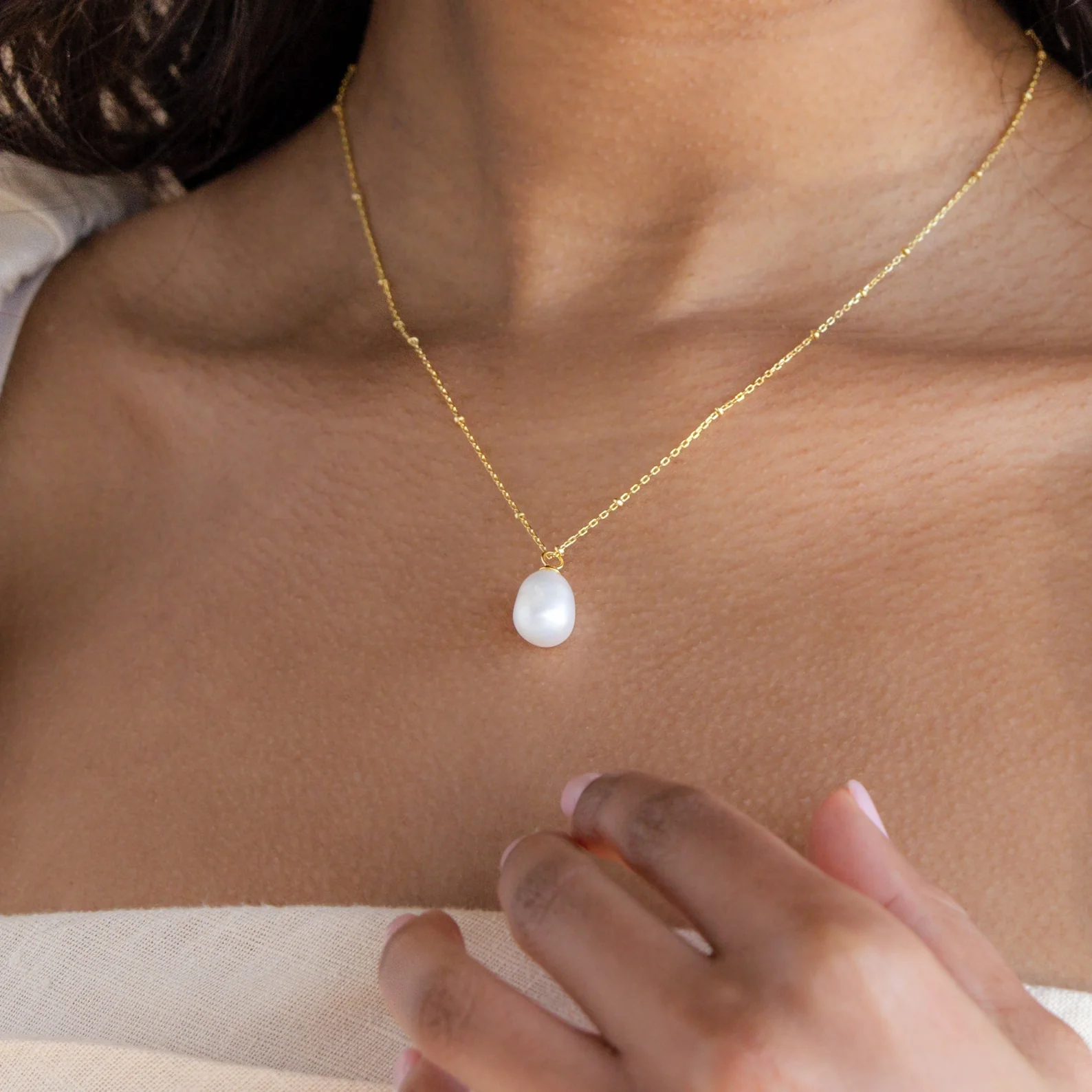 Ariel Pearl Necklace - Image 5