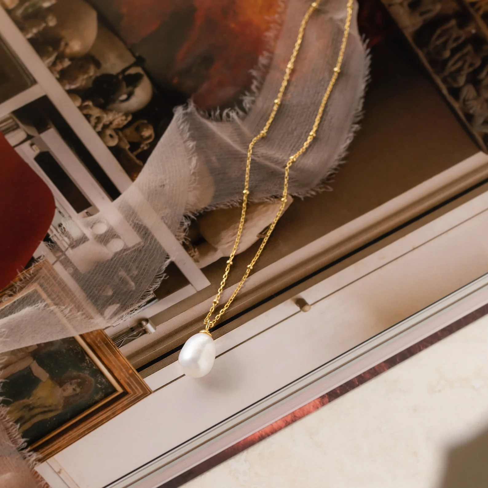 Ariel Pearl Necklace - Image 6