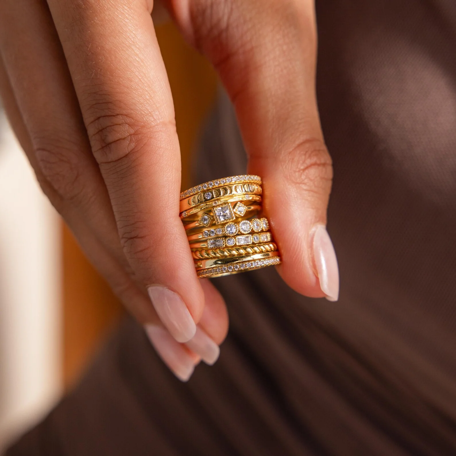 Art Deco Diamond Ring Set - Image 4