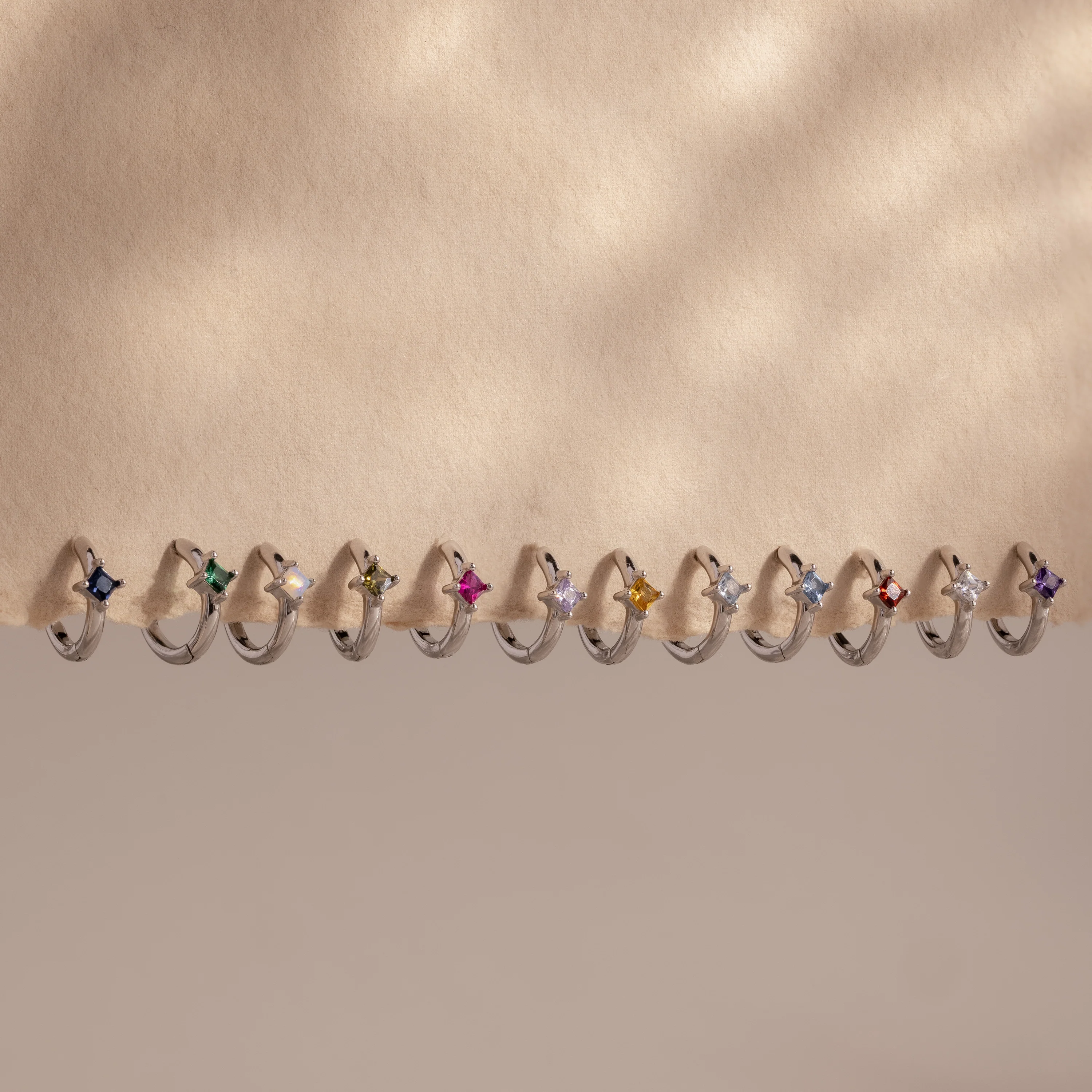 Athena Amethyst Huggies - Image 8