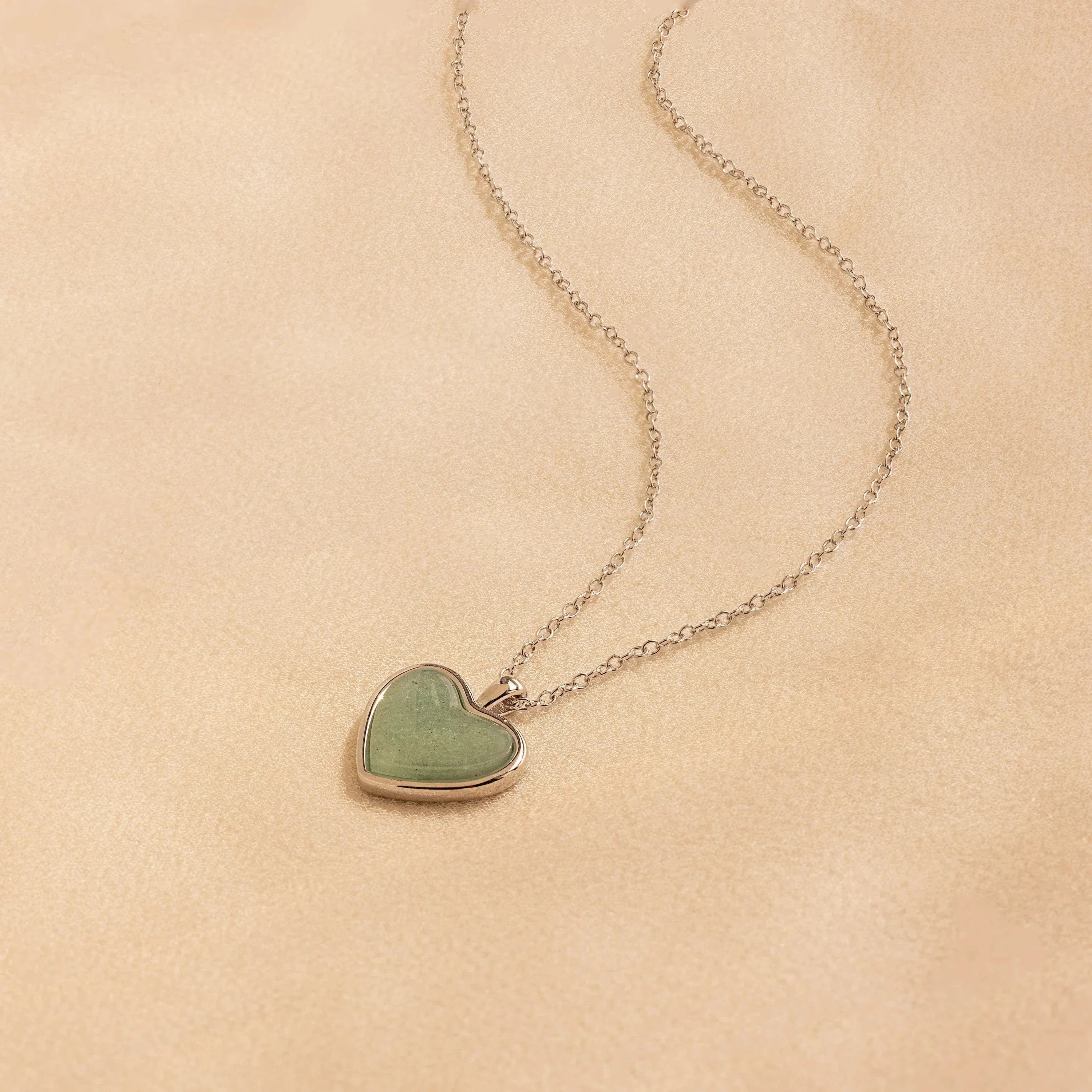 Aventurine Heart Necklace - Image 5