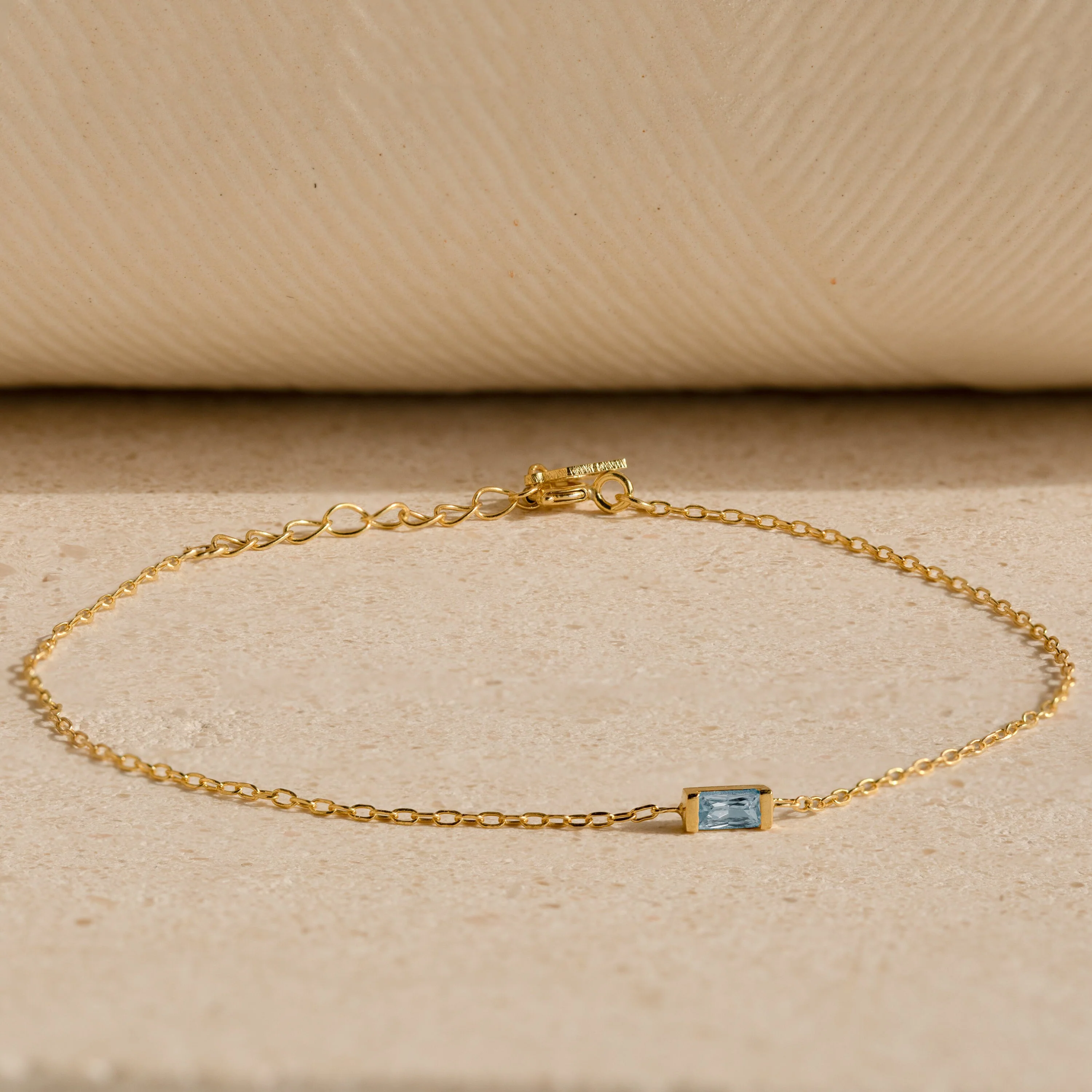 Baguette Birthstone Bracelet - Image 3