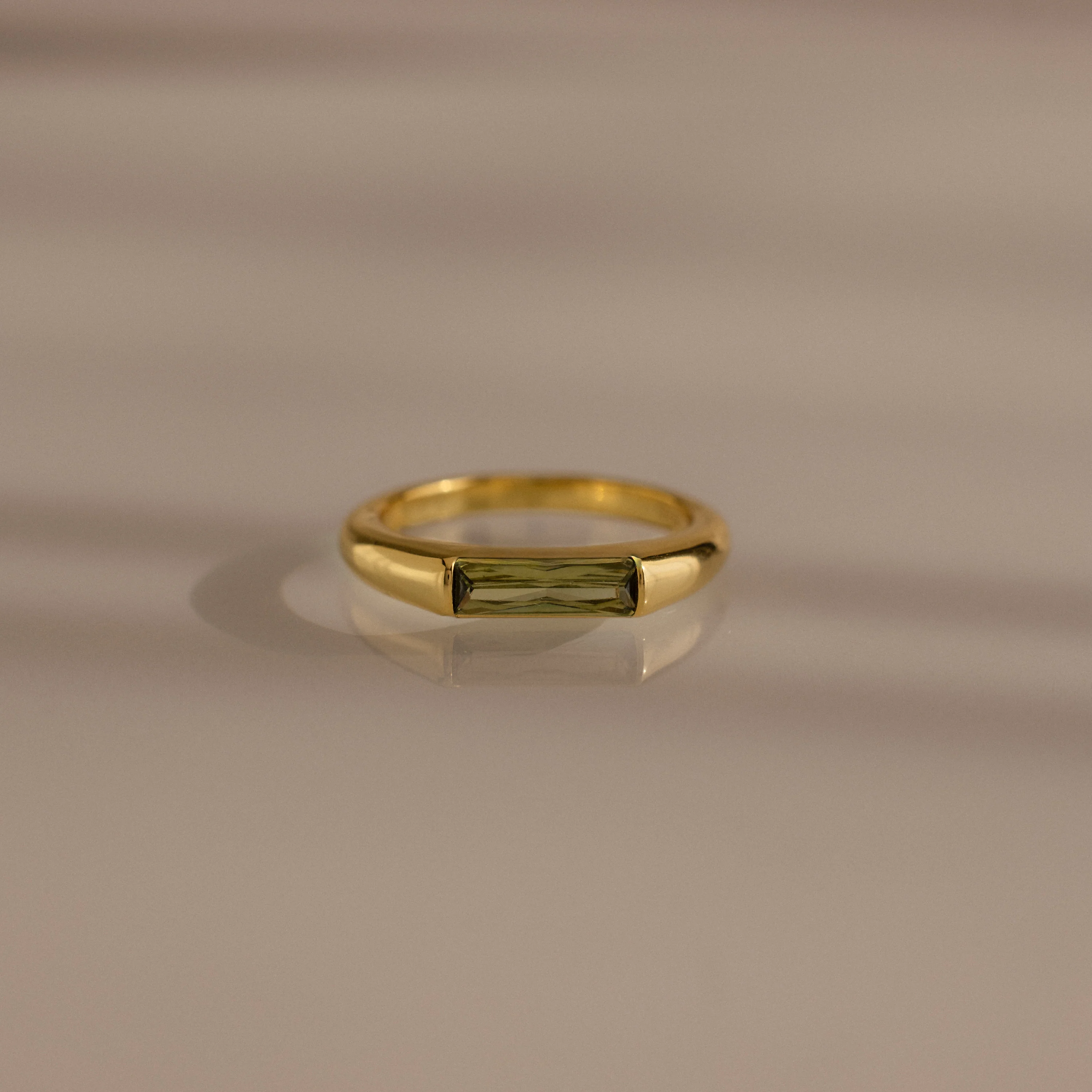 Baguette Signet Ring - Image 2