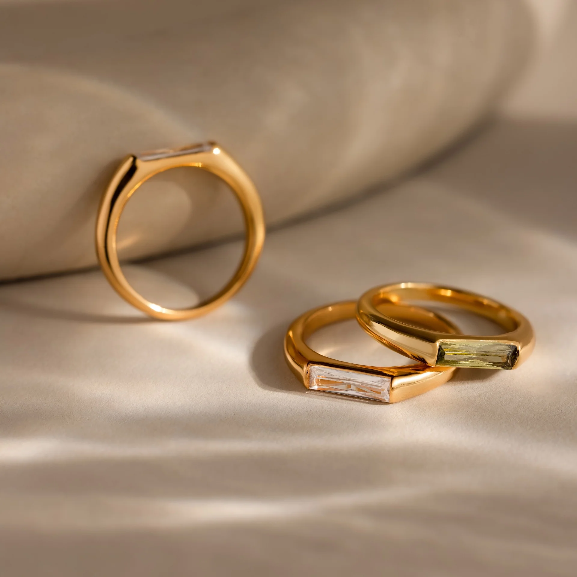 Baguette Signet Ring - Image 6