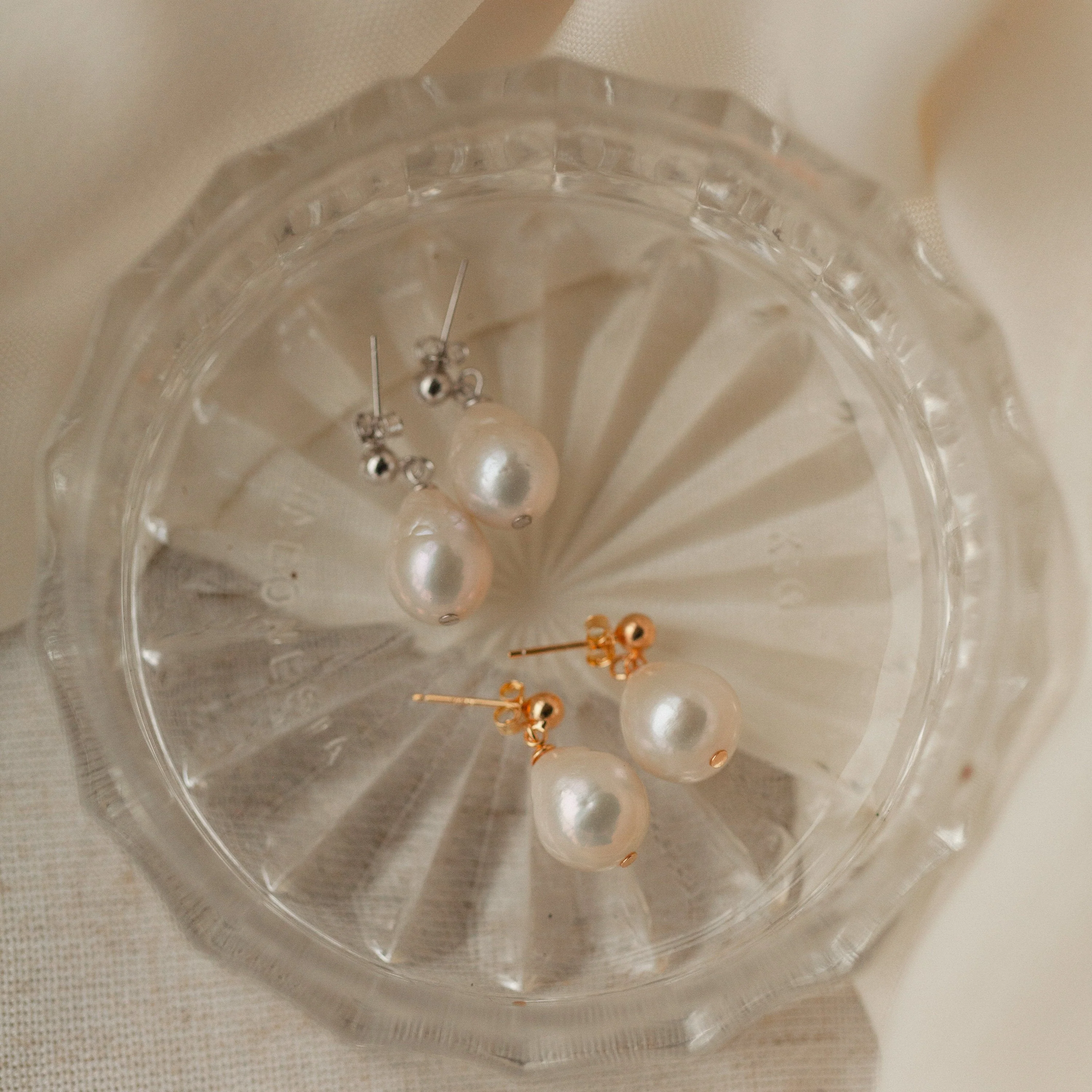 Baroque Pearl Earrings - Image 8
