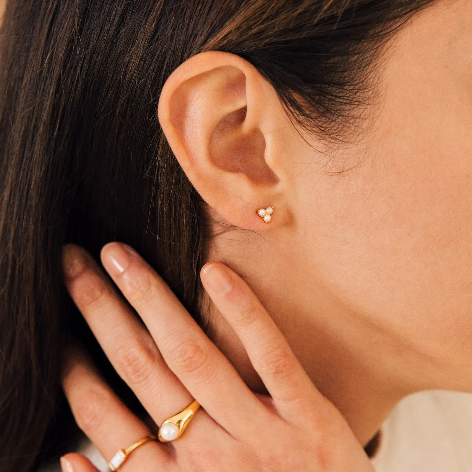 Baroque Pearl Earrings Set - Image 8
