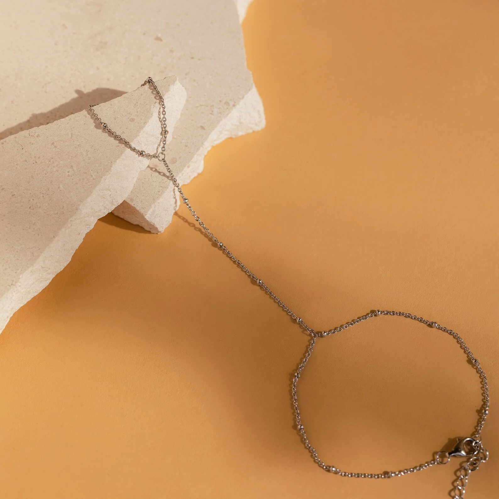 Beaded Hand Chain Bracelet - Image 5