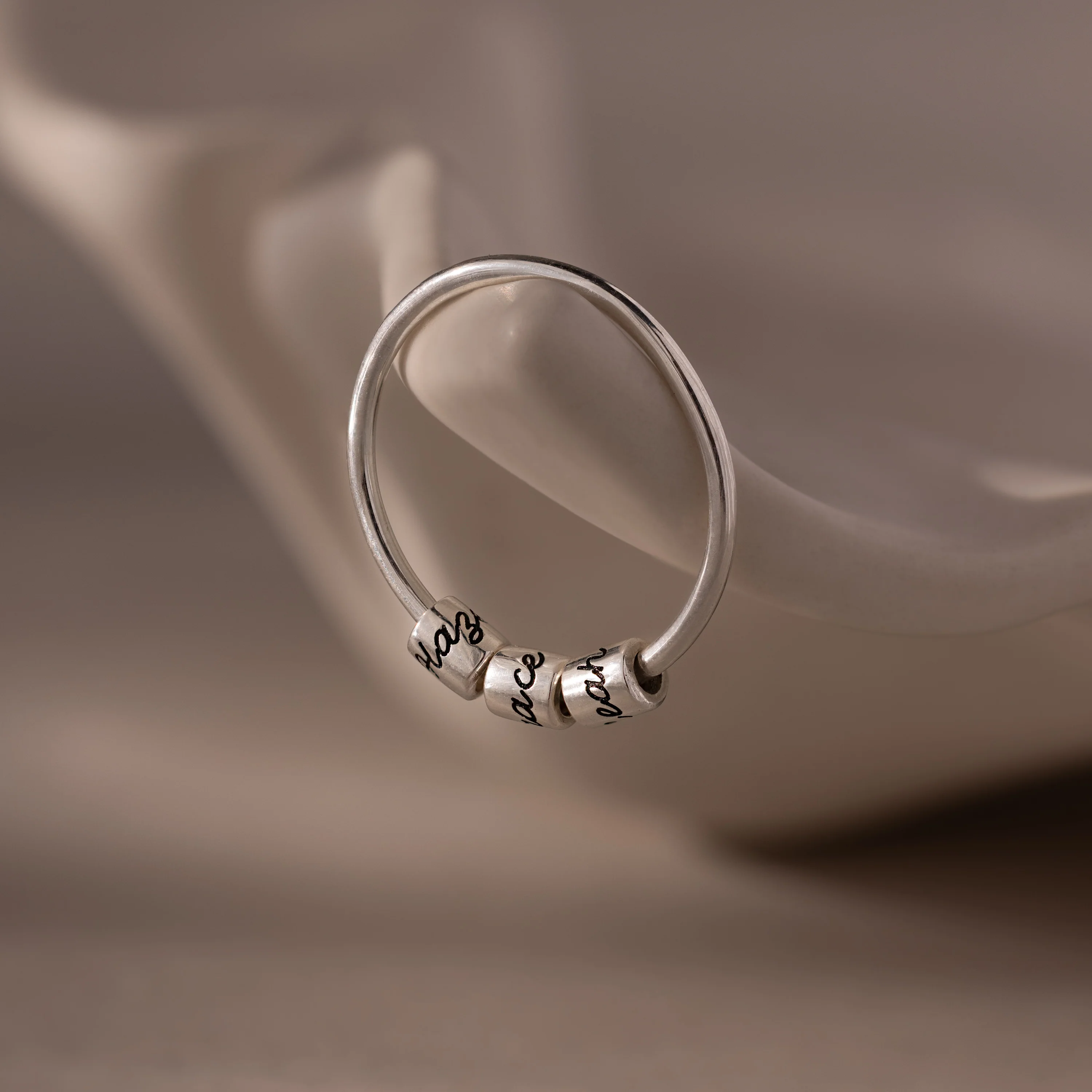 Beaded Multiple Name Ring - Image 2