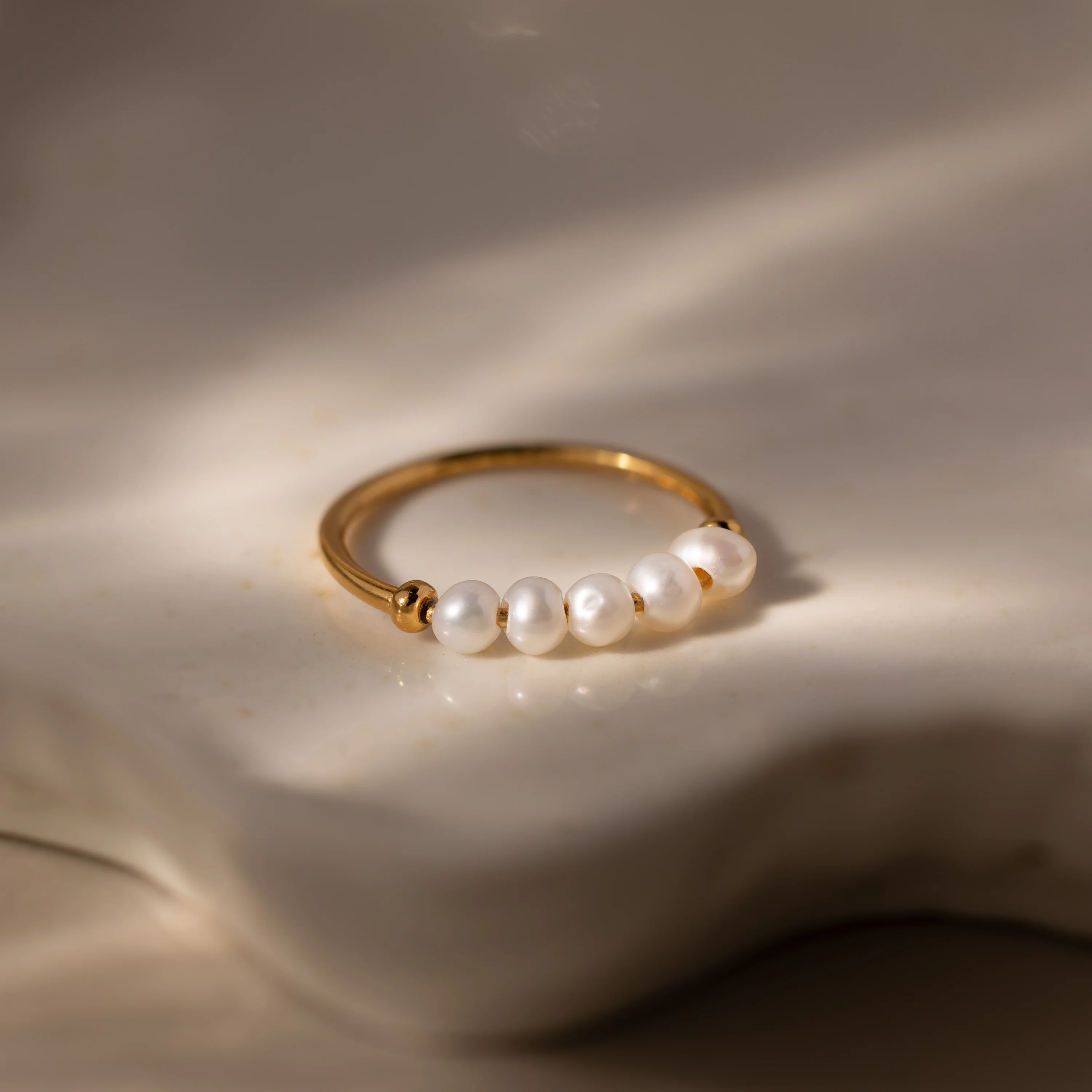 Beaded Pearl Ring - Image 5
