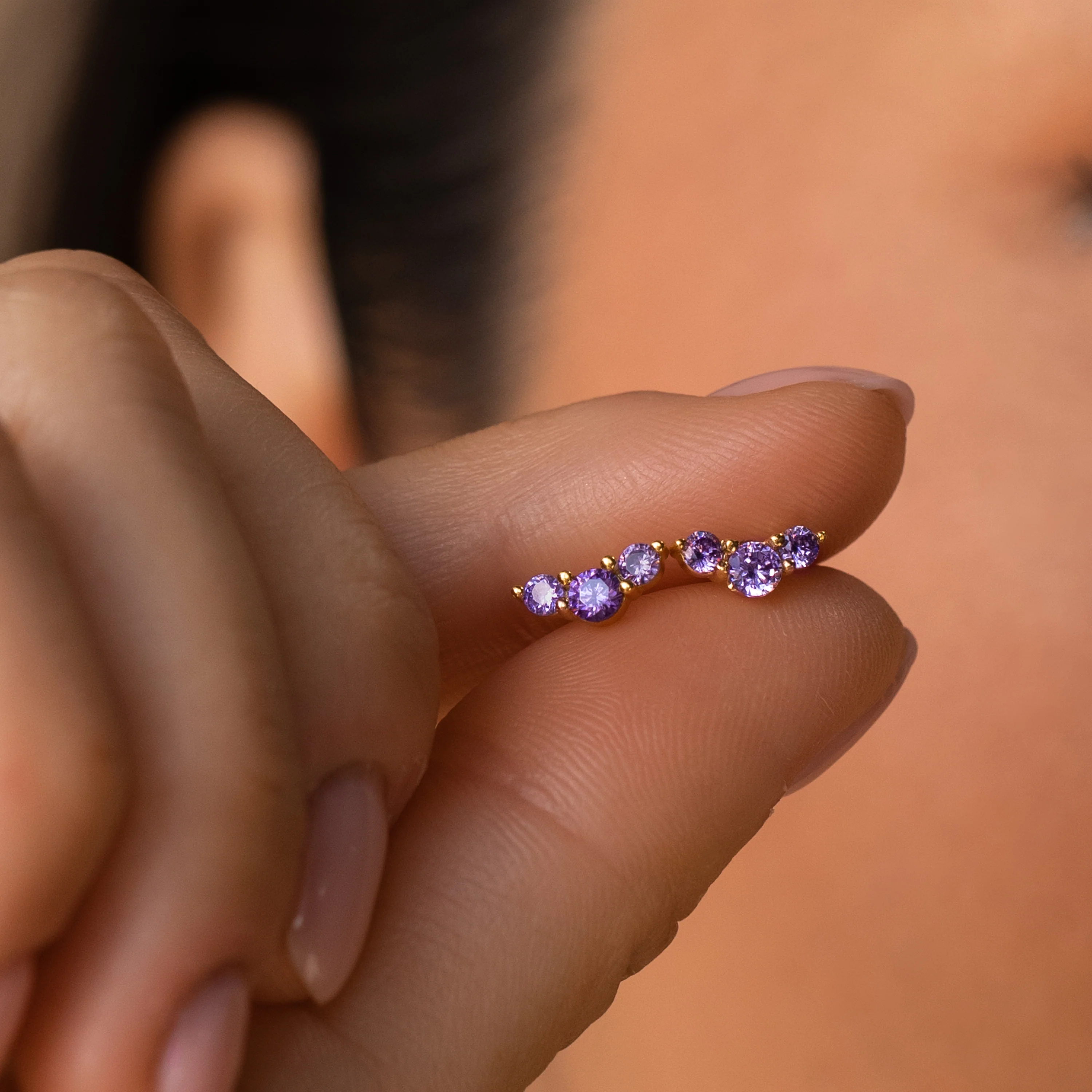 Bella Birthstone Studs - Image 7