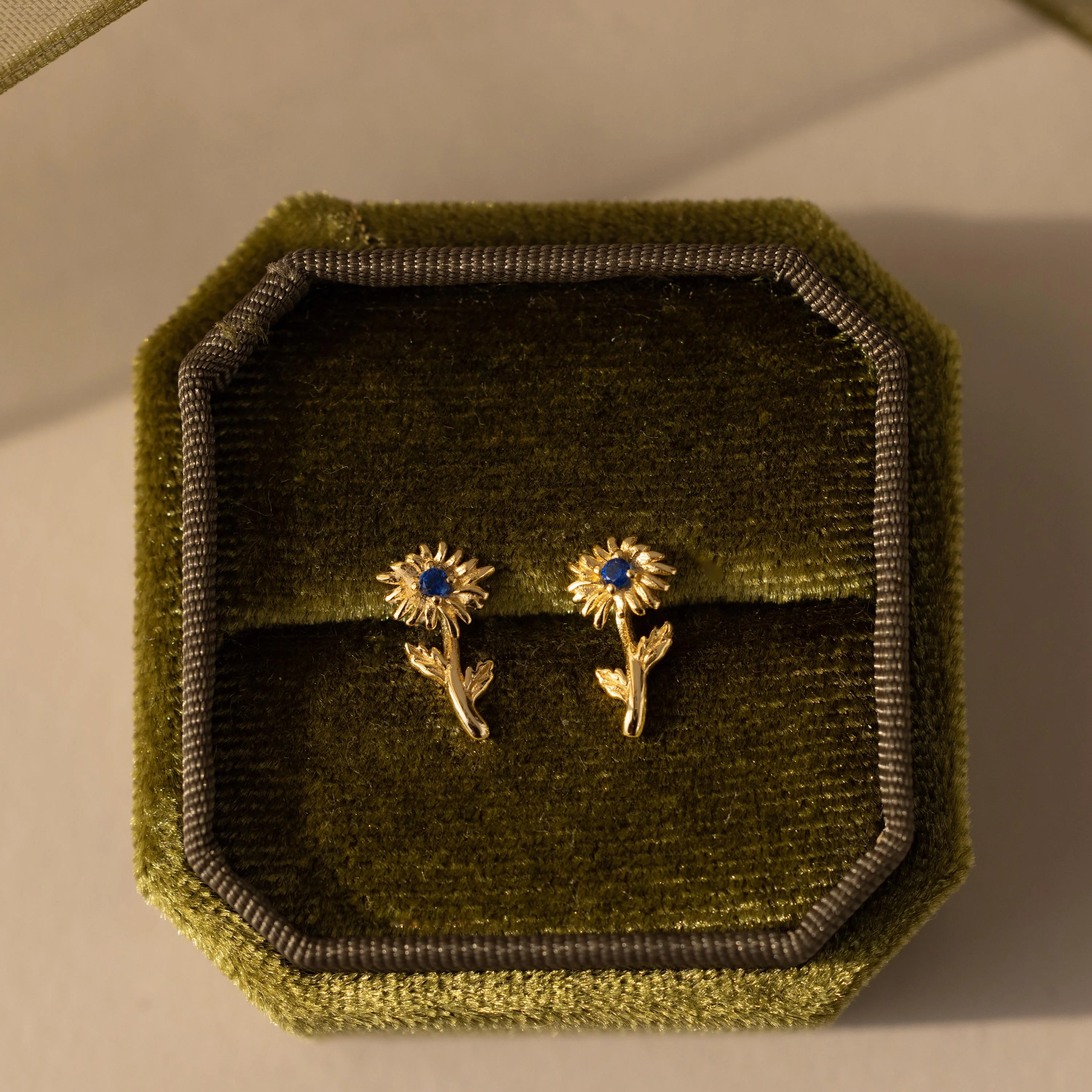 Birth Flower Stud Earrings - Image 6