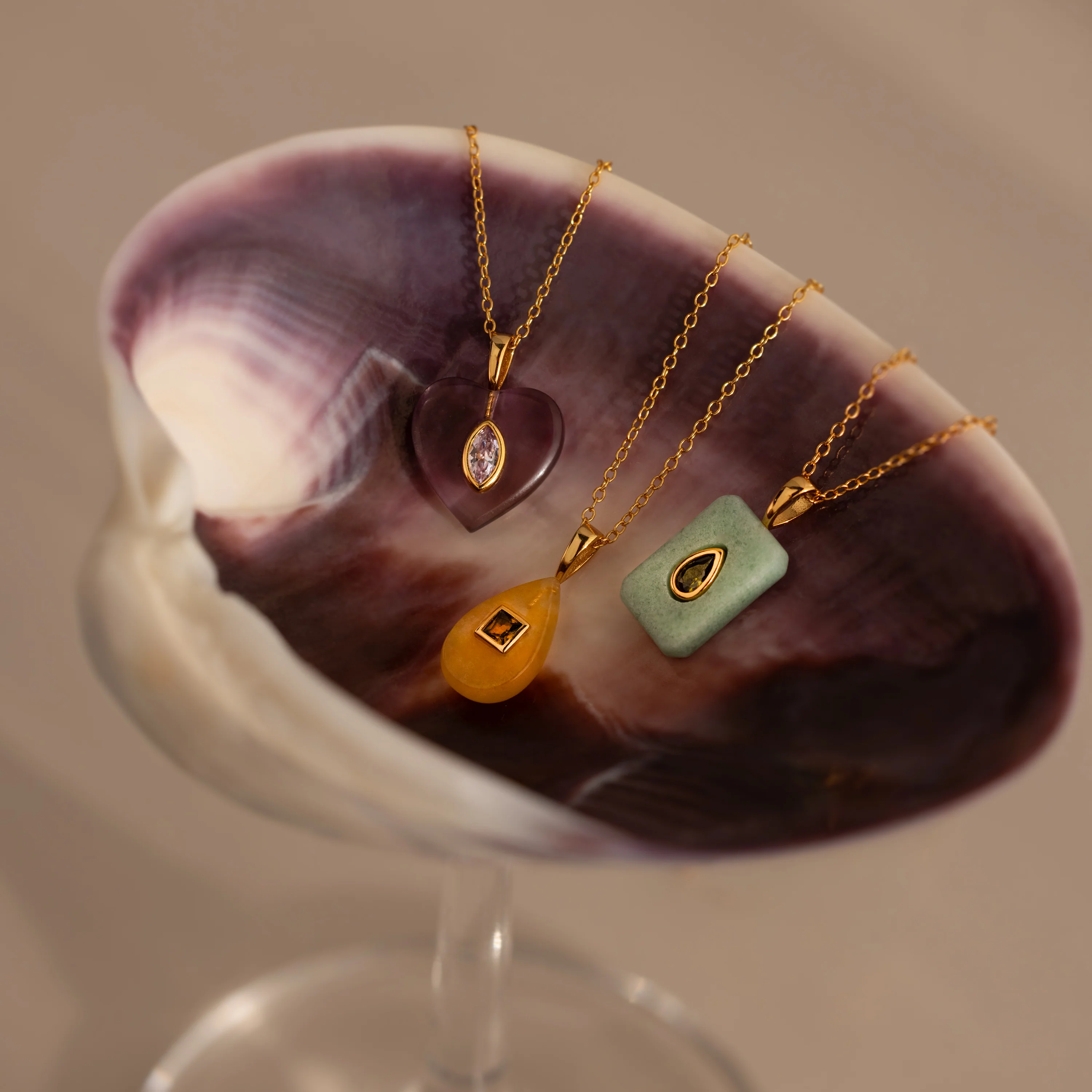 Birthstone Crystal Necklace - Image 17