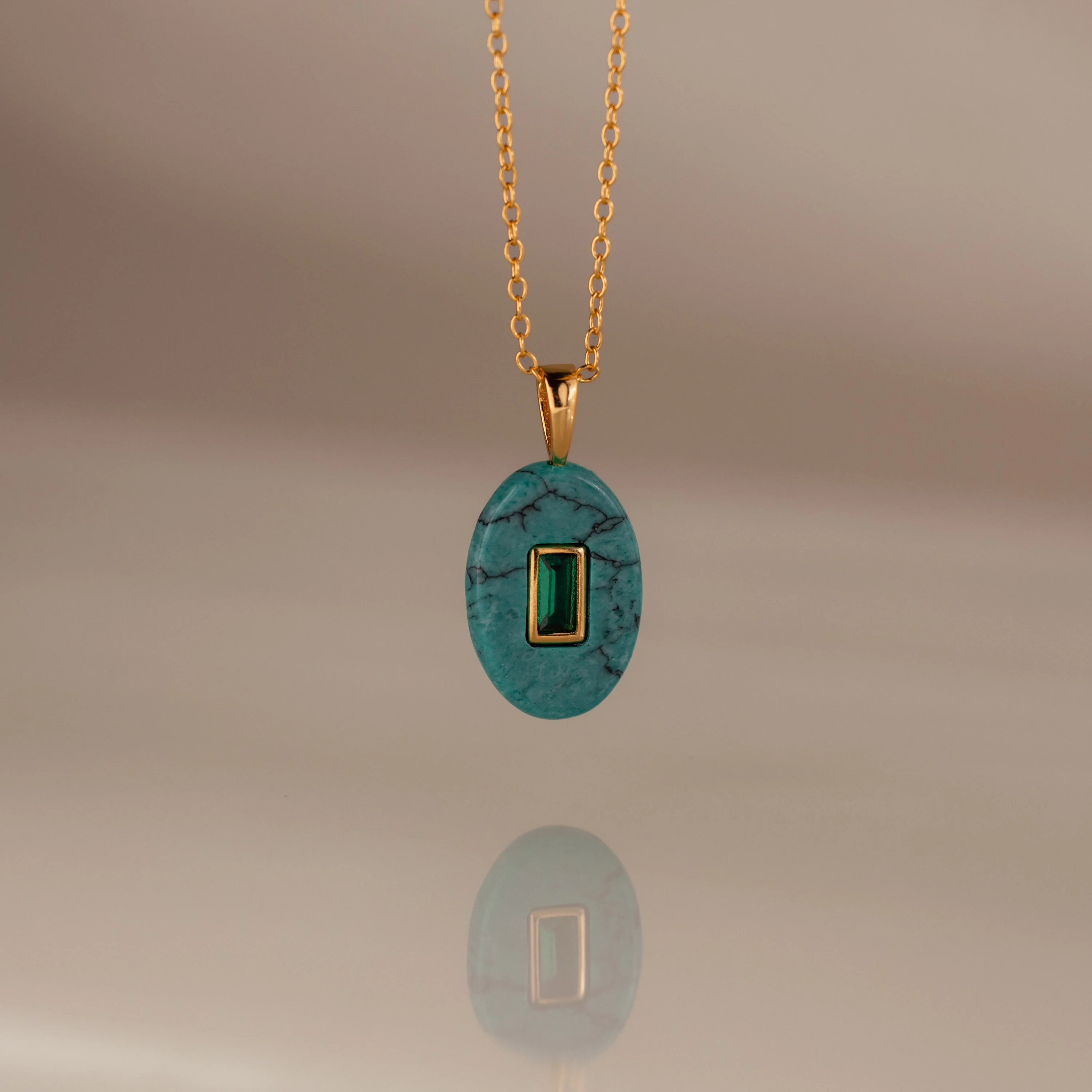 Emerald Crystal Necklace