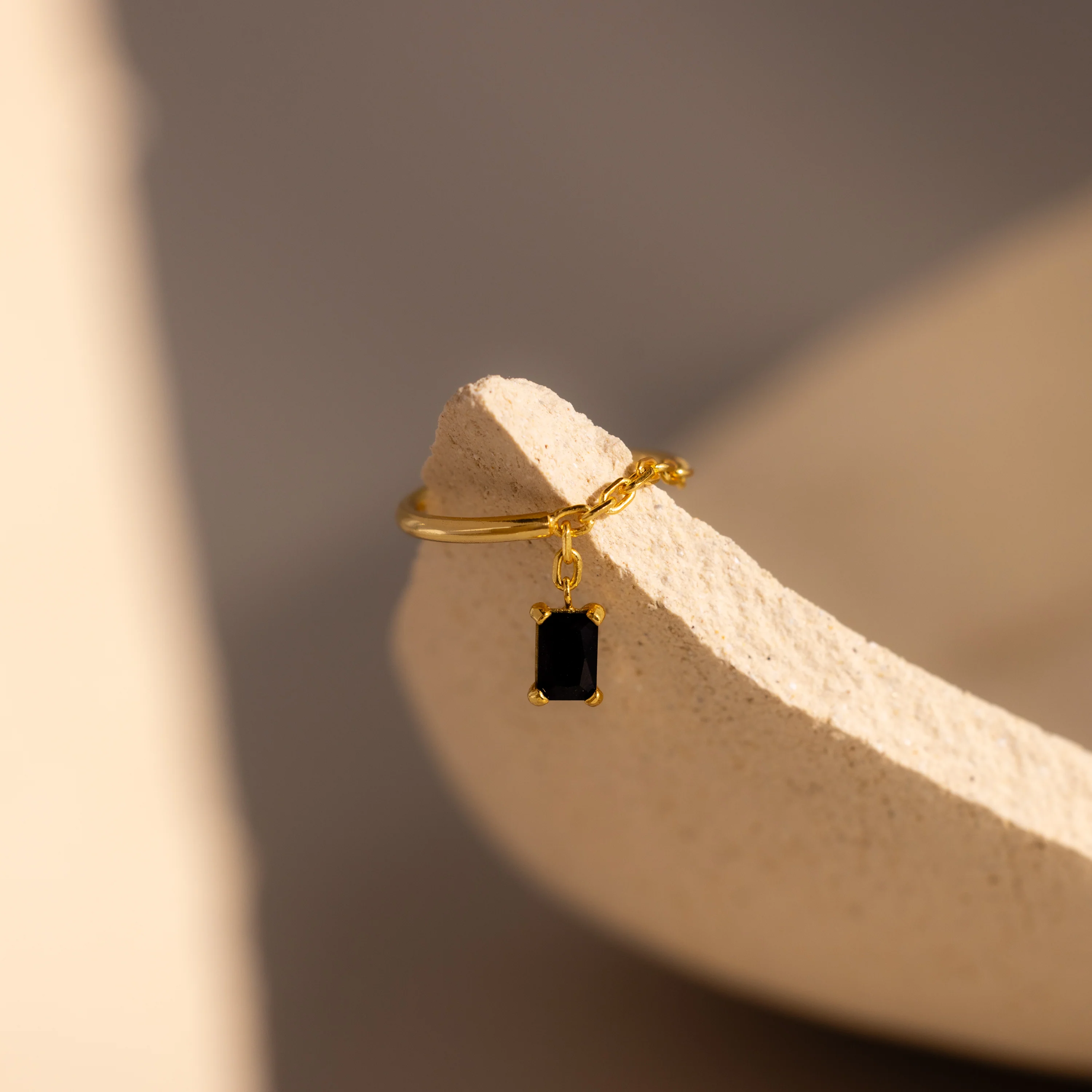 Birthstone Drop Chain Ring - Image 13
