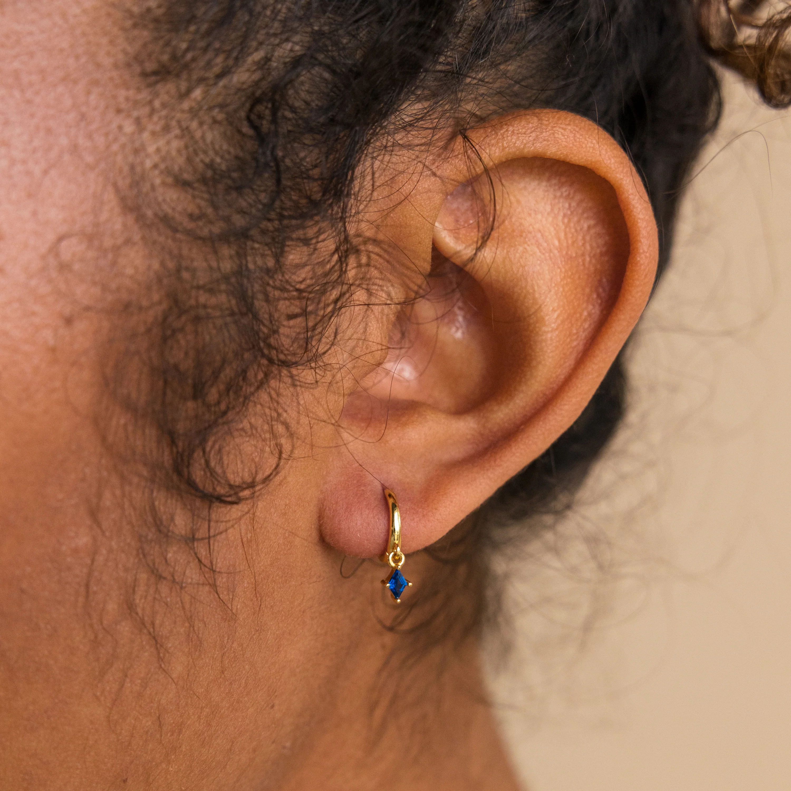 Birthstone Drop Huggies - Image 12