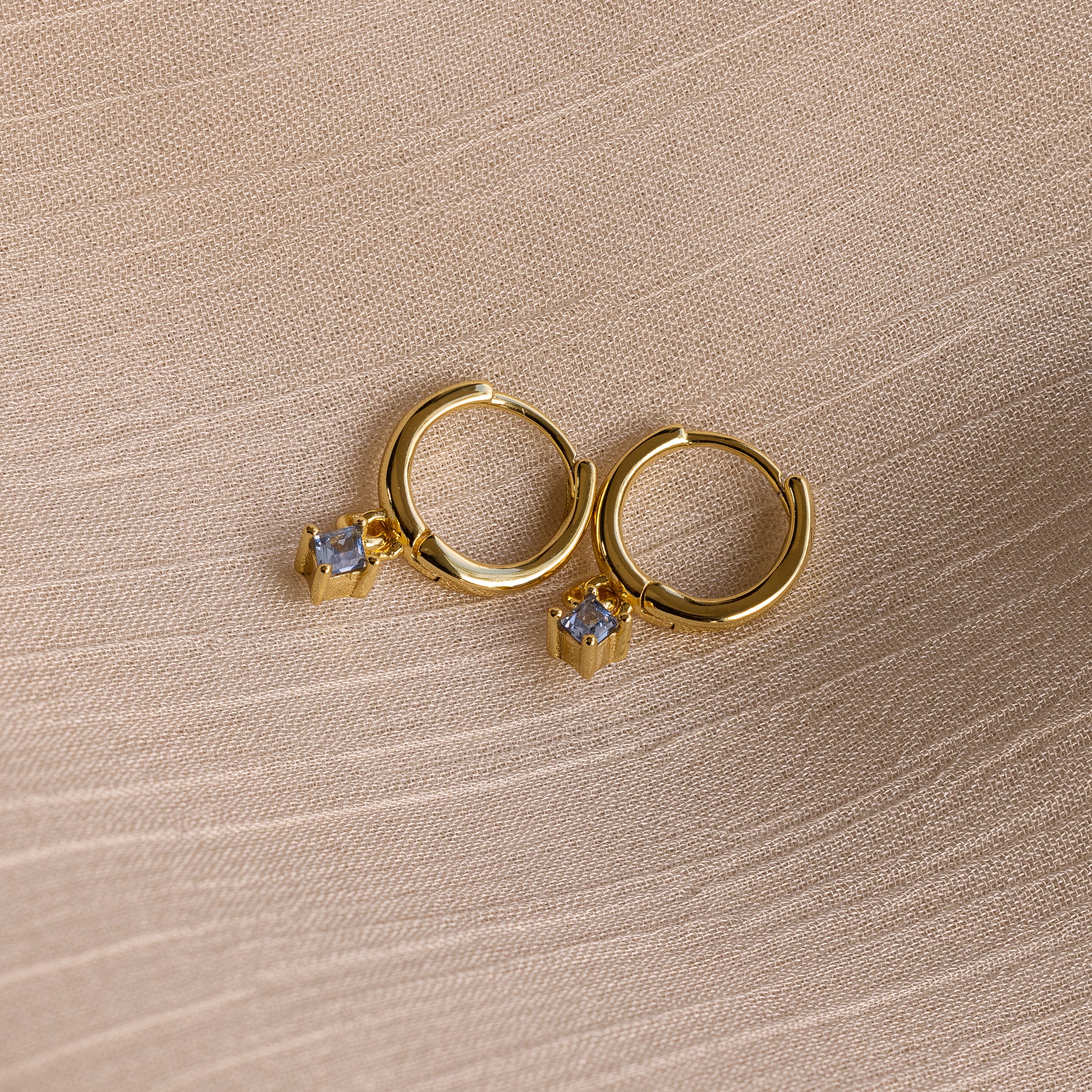 Birthstone Drop Huggies - Image 5
