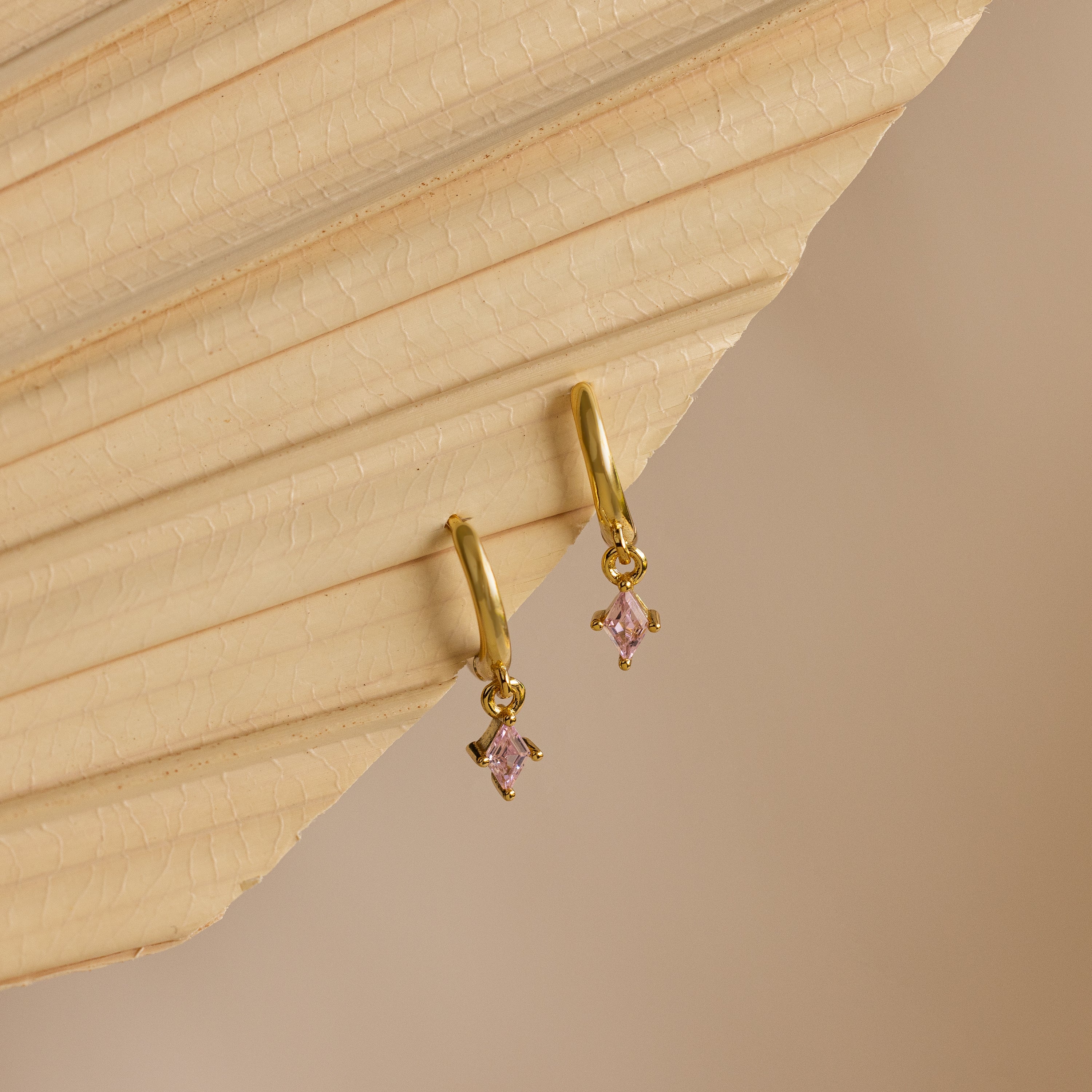 Birthstone Drop Huggies - Image 7
