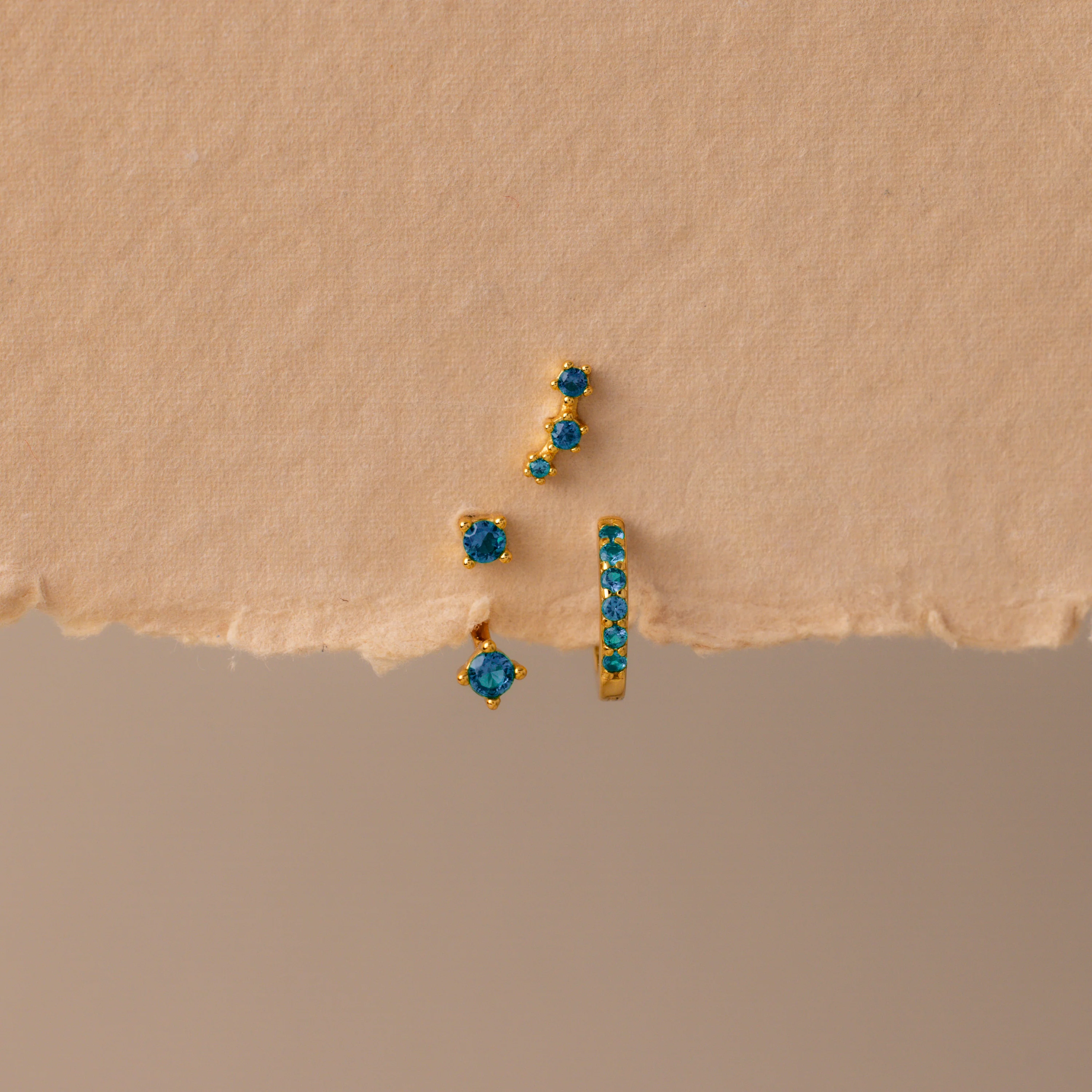 Birthstone Earring Trio Set - Image 3
