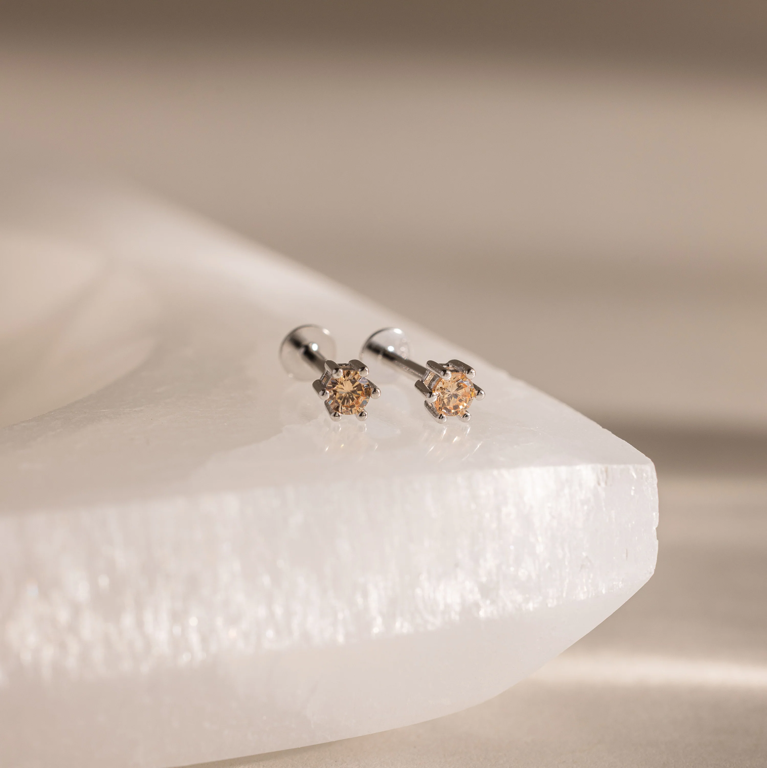 Topaz Flatback Studs - Image 3