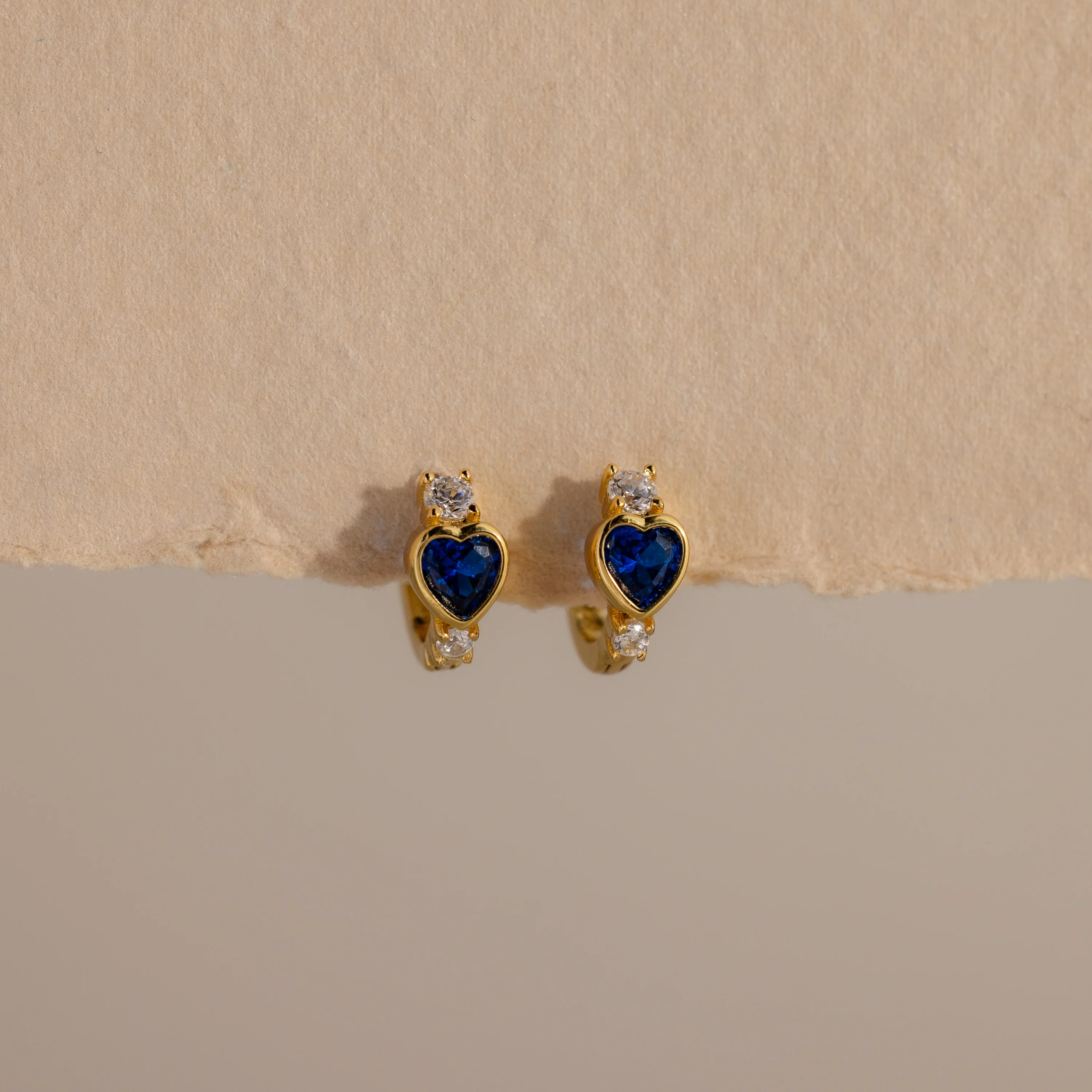 Birthstone Heart Hoops - Image 11
