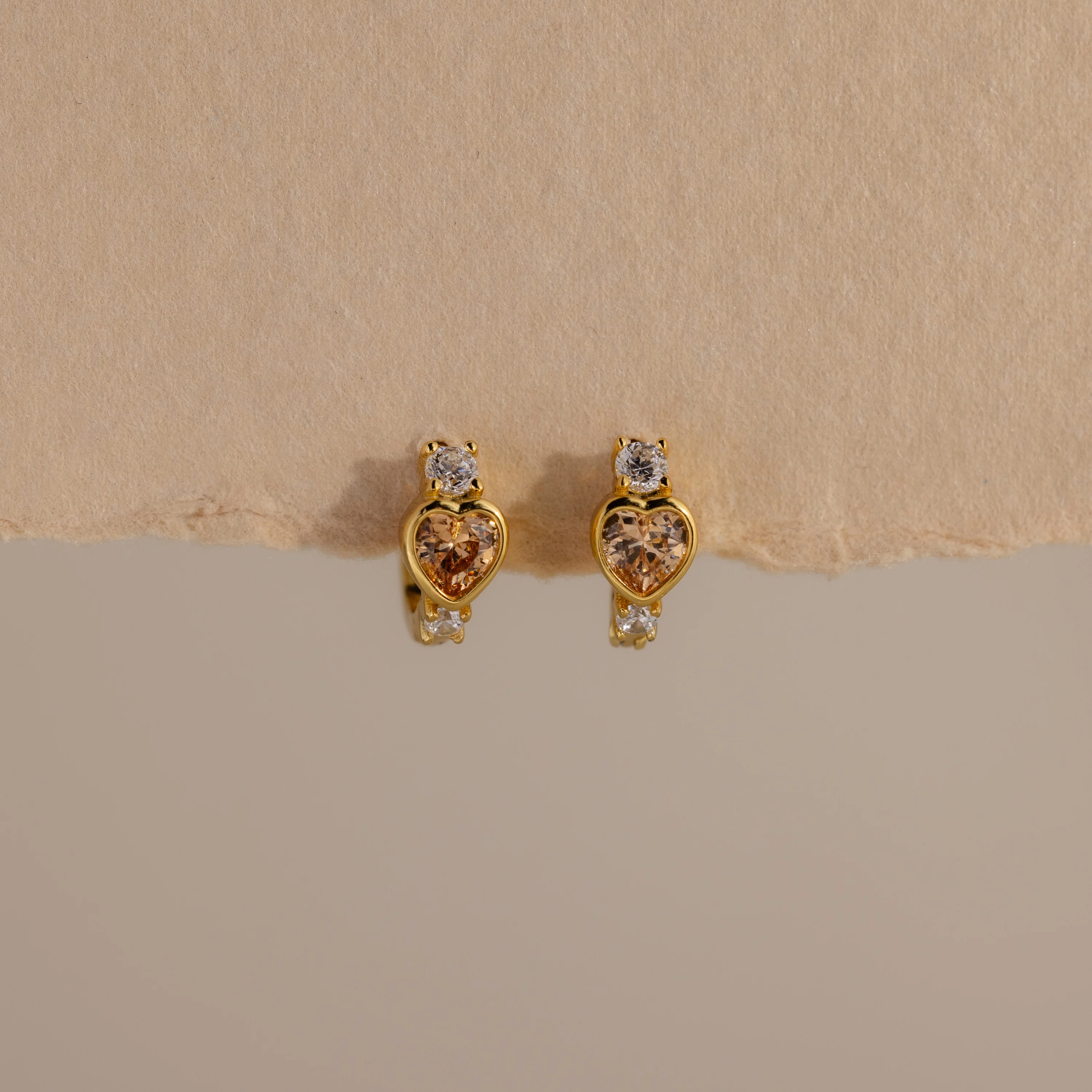 Birthstone Heart Hoops - Image 12