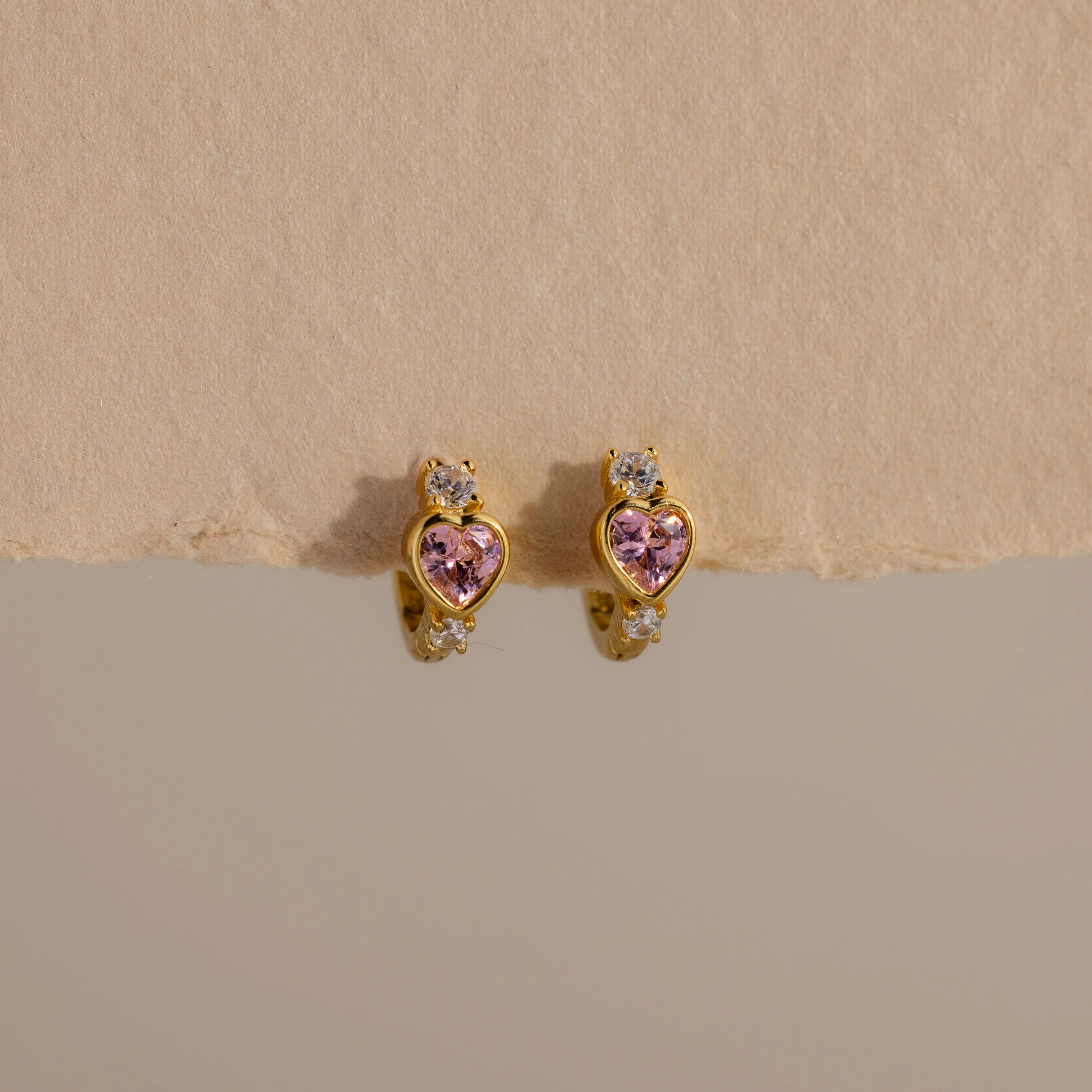 Birthstone Heart Hoops - Image 15