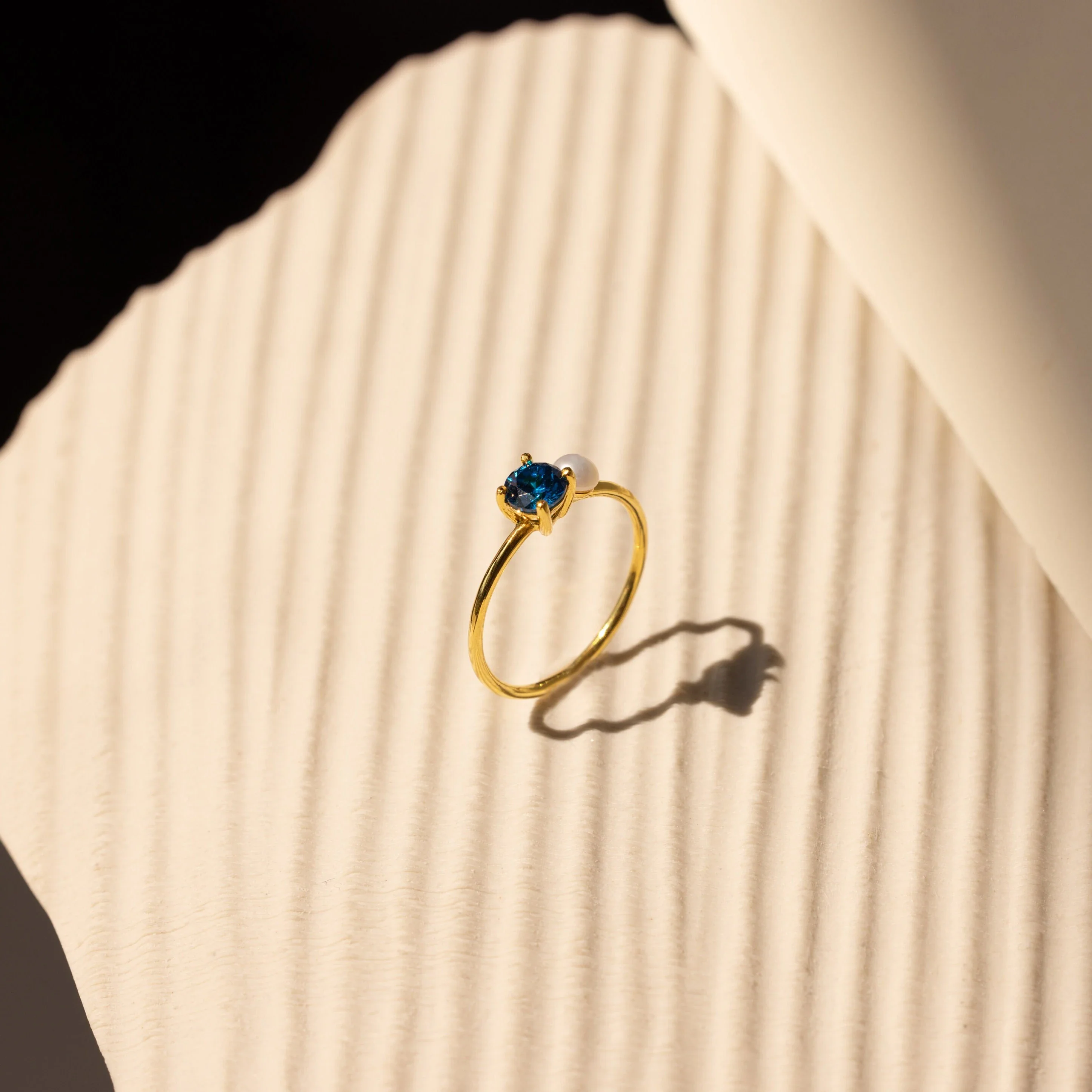 Birthstone & Pearl Ring - Image 7