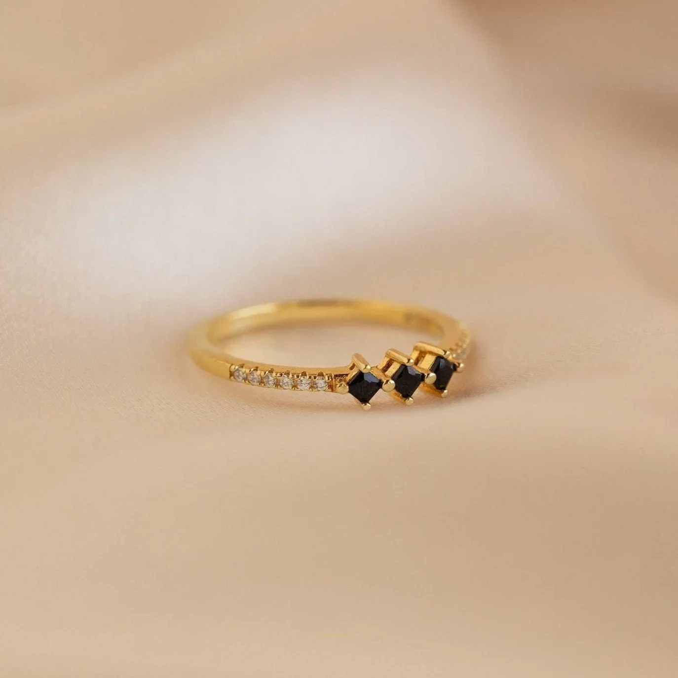 Black Diamond Rings Set - Image 6