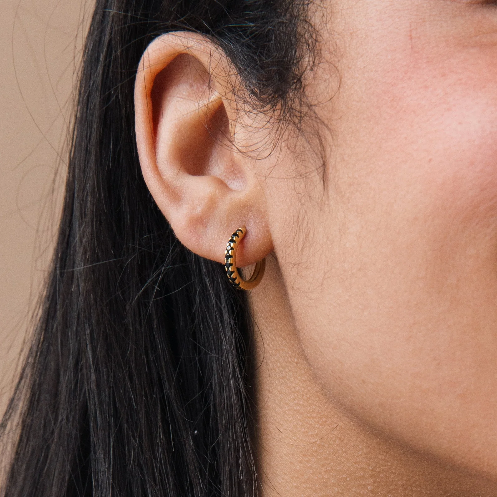 Black Onyx Hoops Bundle - Image 3