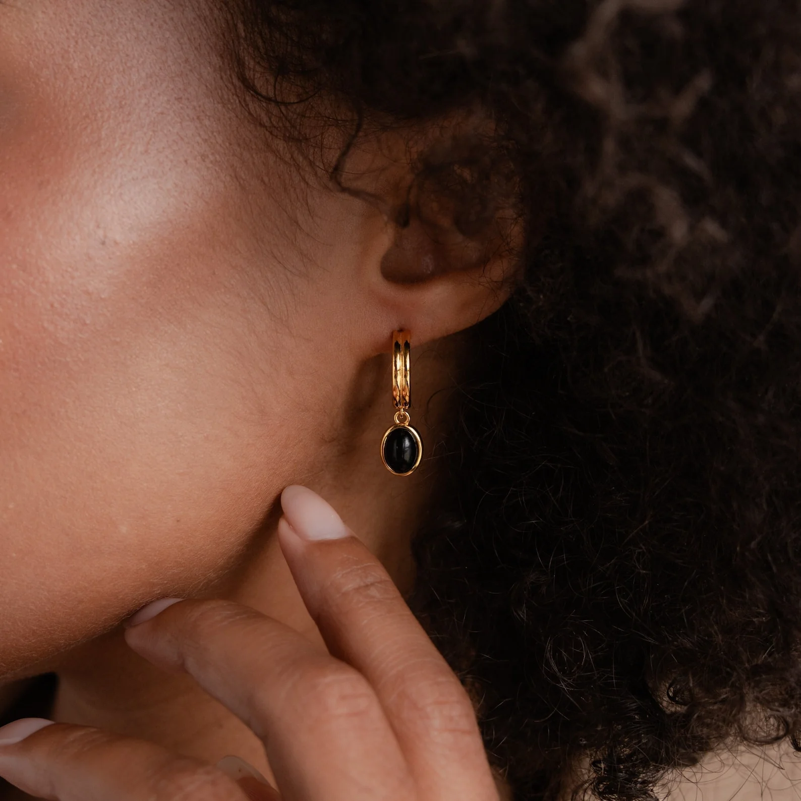 Black Onyx Hoops Bundle - Image 7