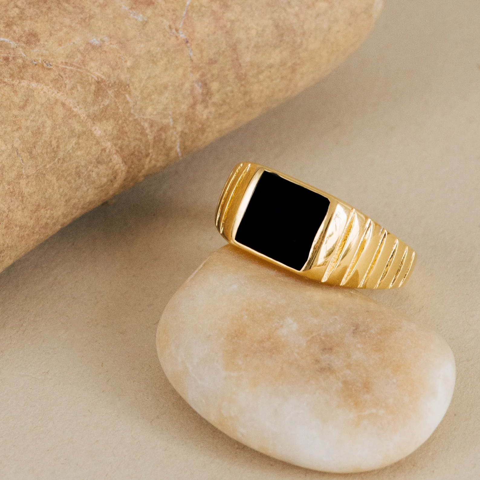 Black Signet Ring - Image 4