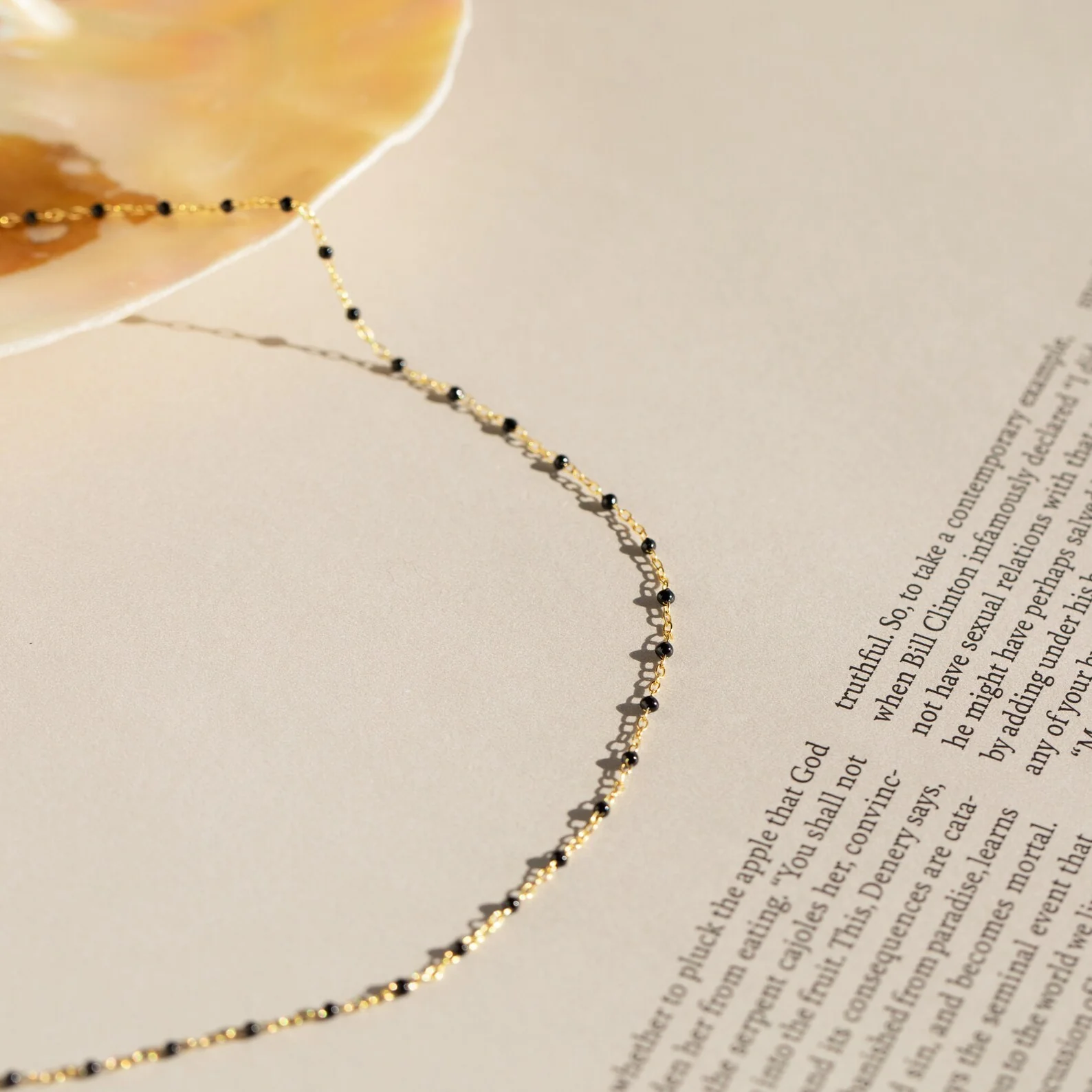 Black Station Necklace - Image 5
