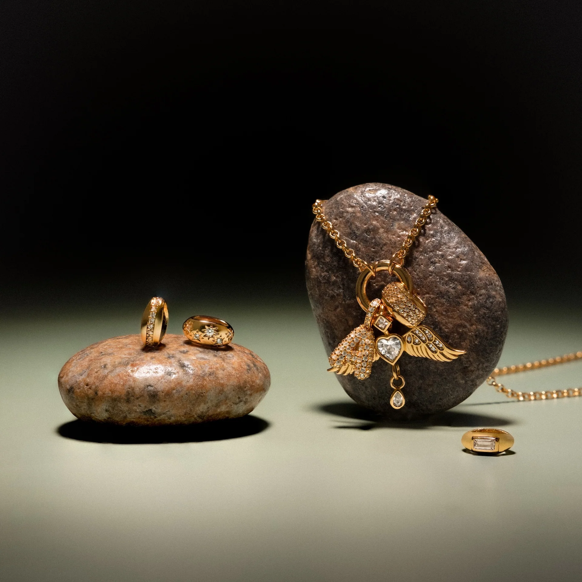Bold Pave Dome Spacer Charm - Image 8