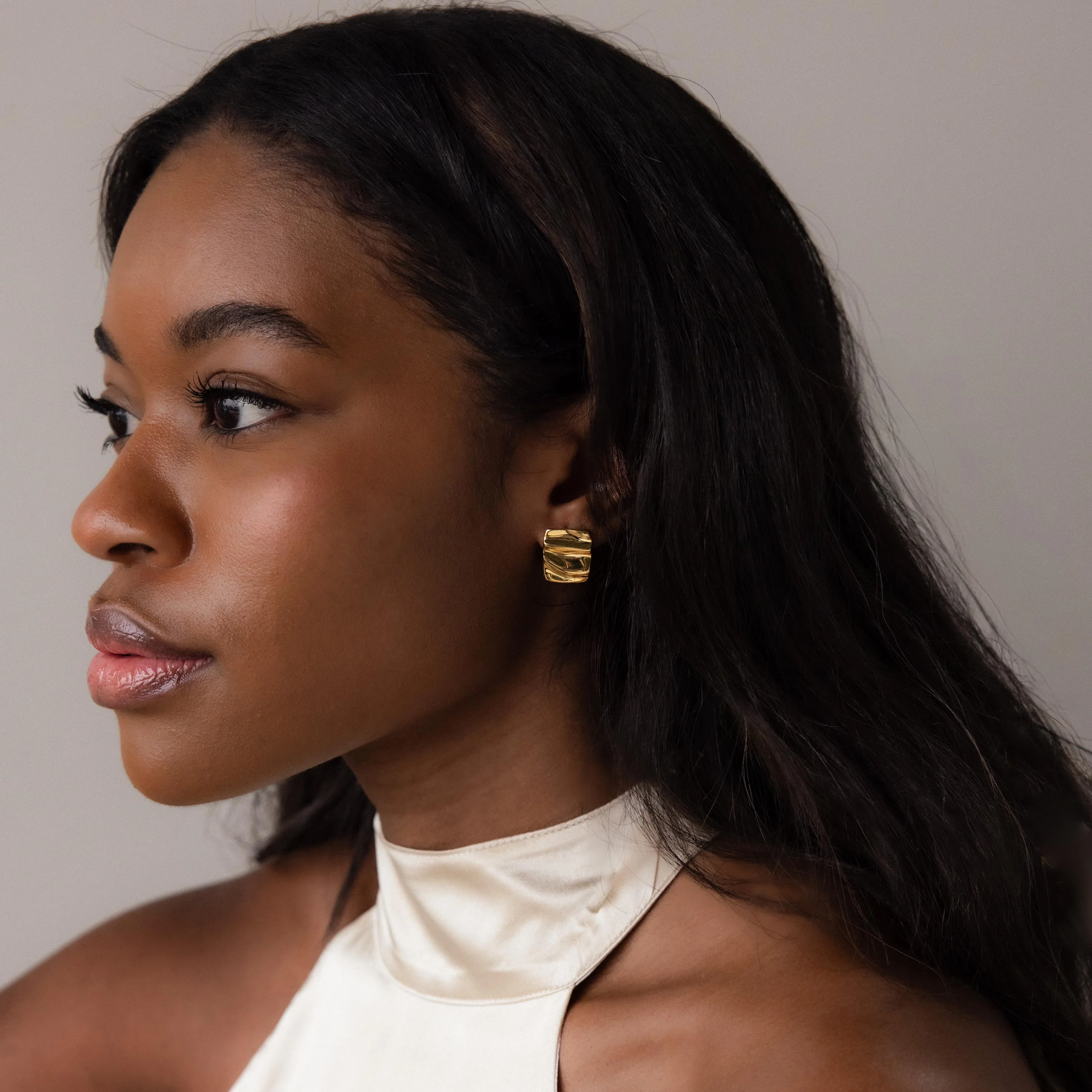 Bold Square Wave Studs - Image 8