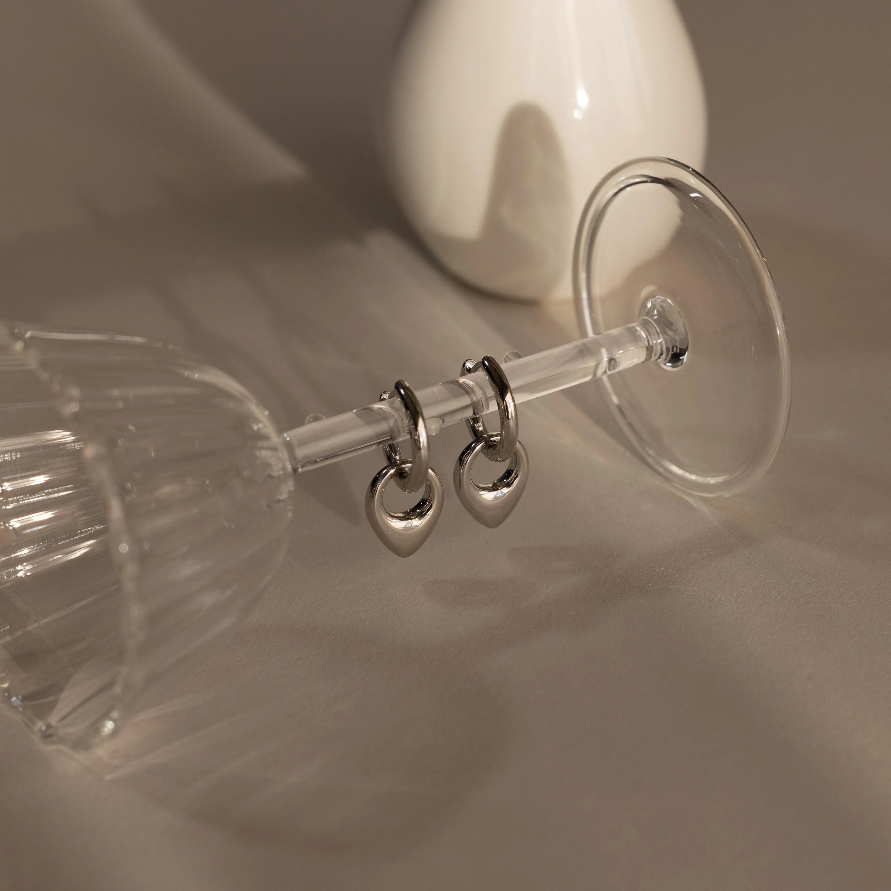 Bold Teardrop Hoops - Image 5