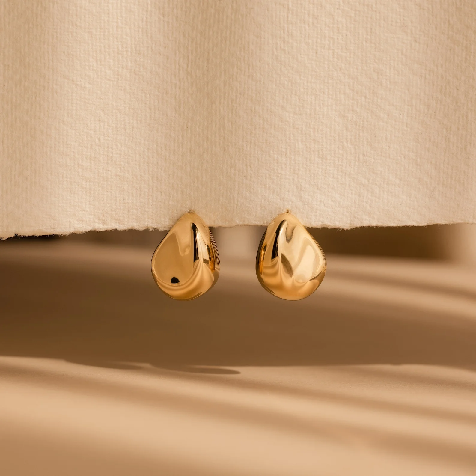 Bold Teardrop Studs - Image 2