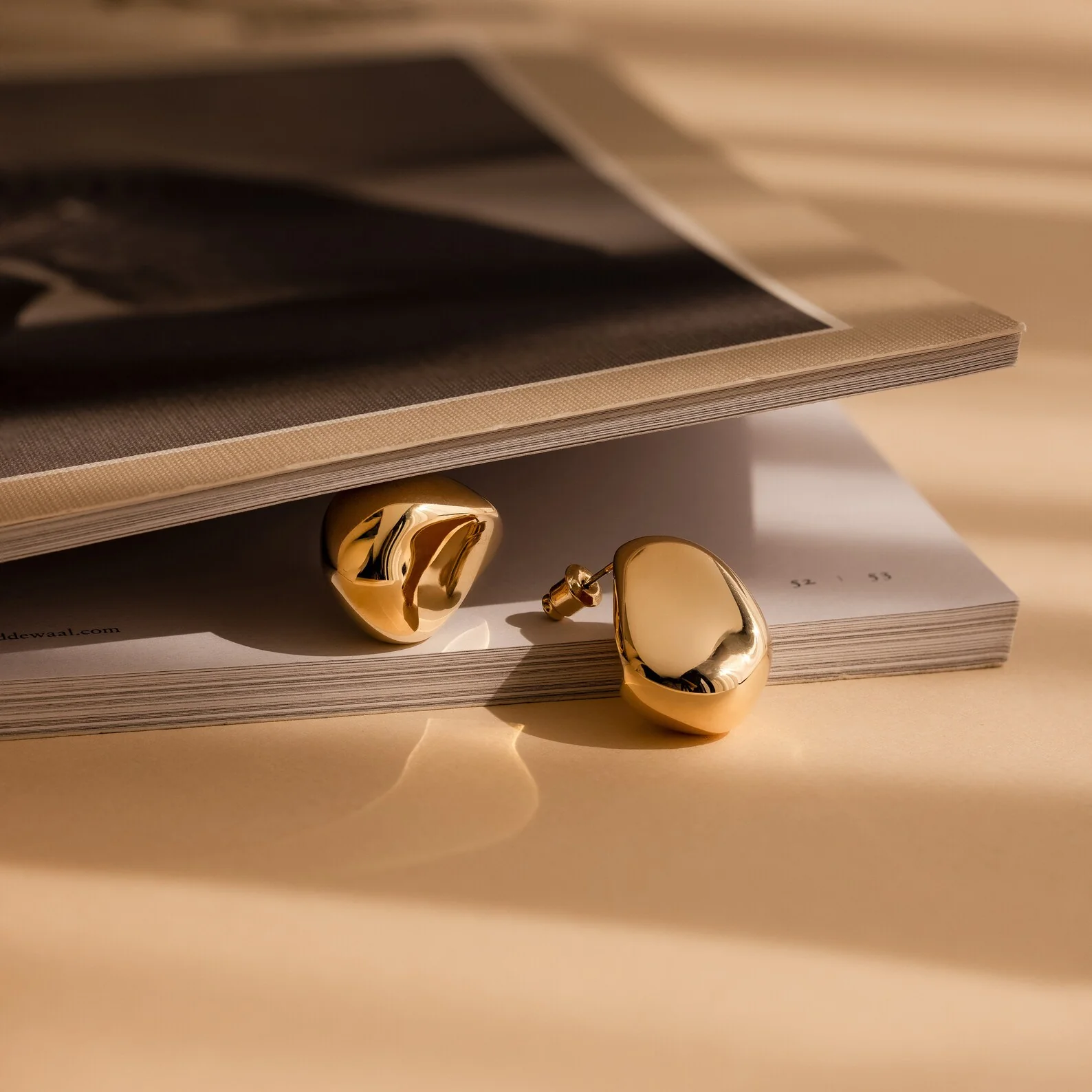 Bold Teardrop Studs - Image 7