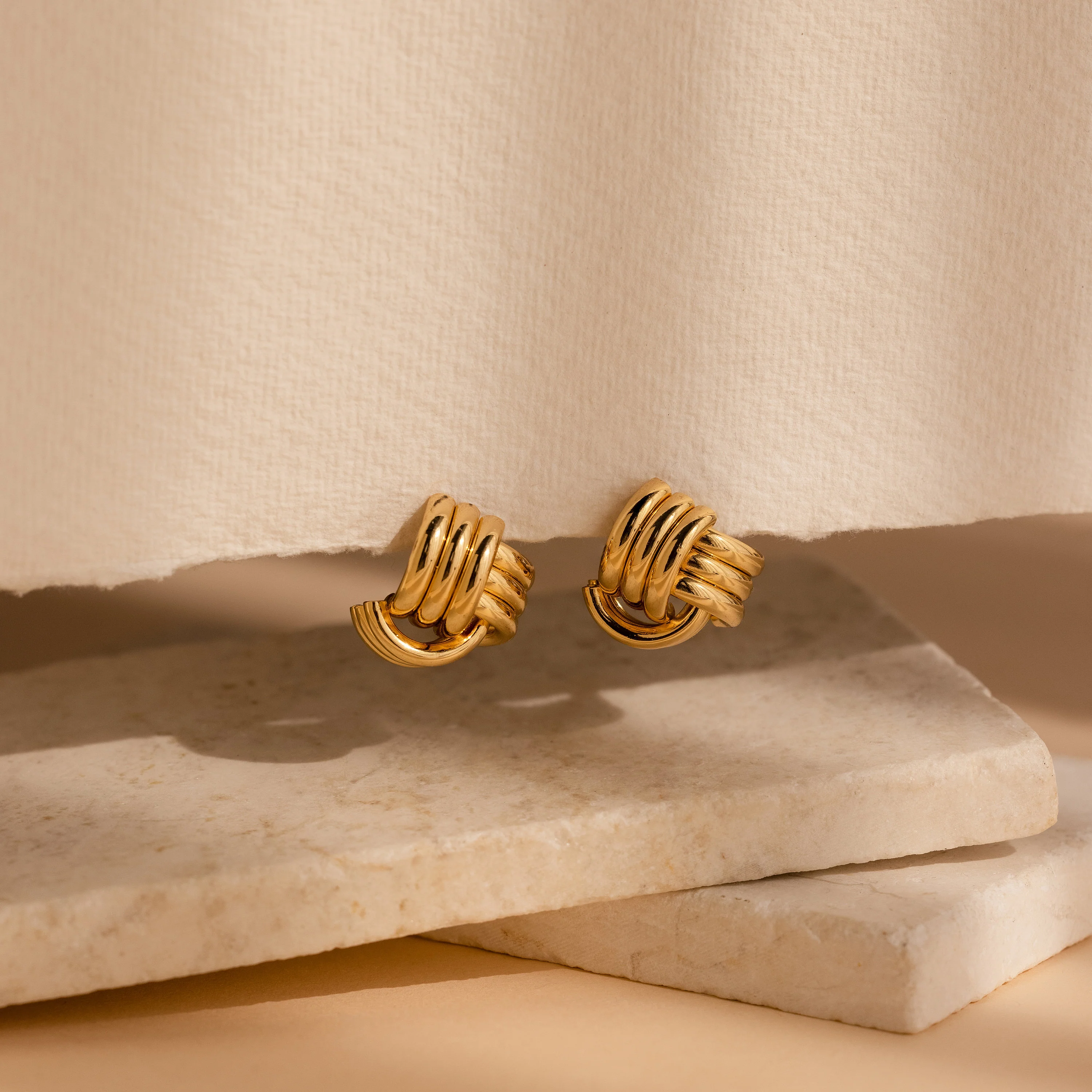 Bold Triple Knot Studs - Image 5